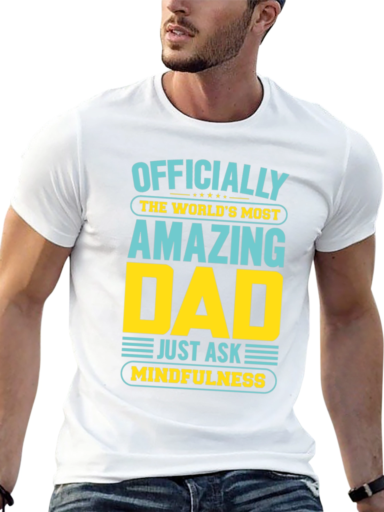 Officially Amazing Dad Graphic T-Shirt