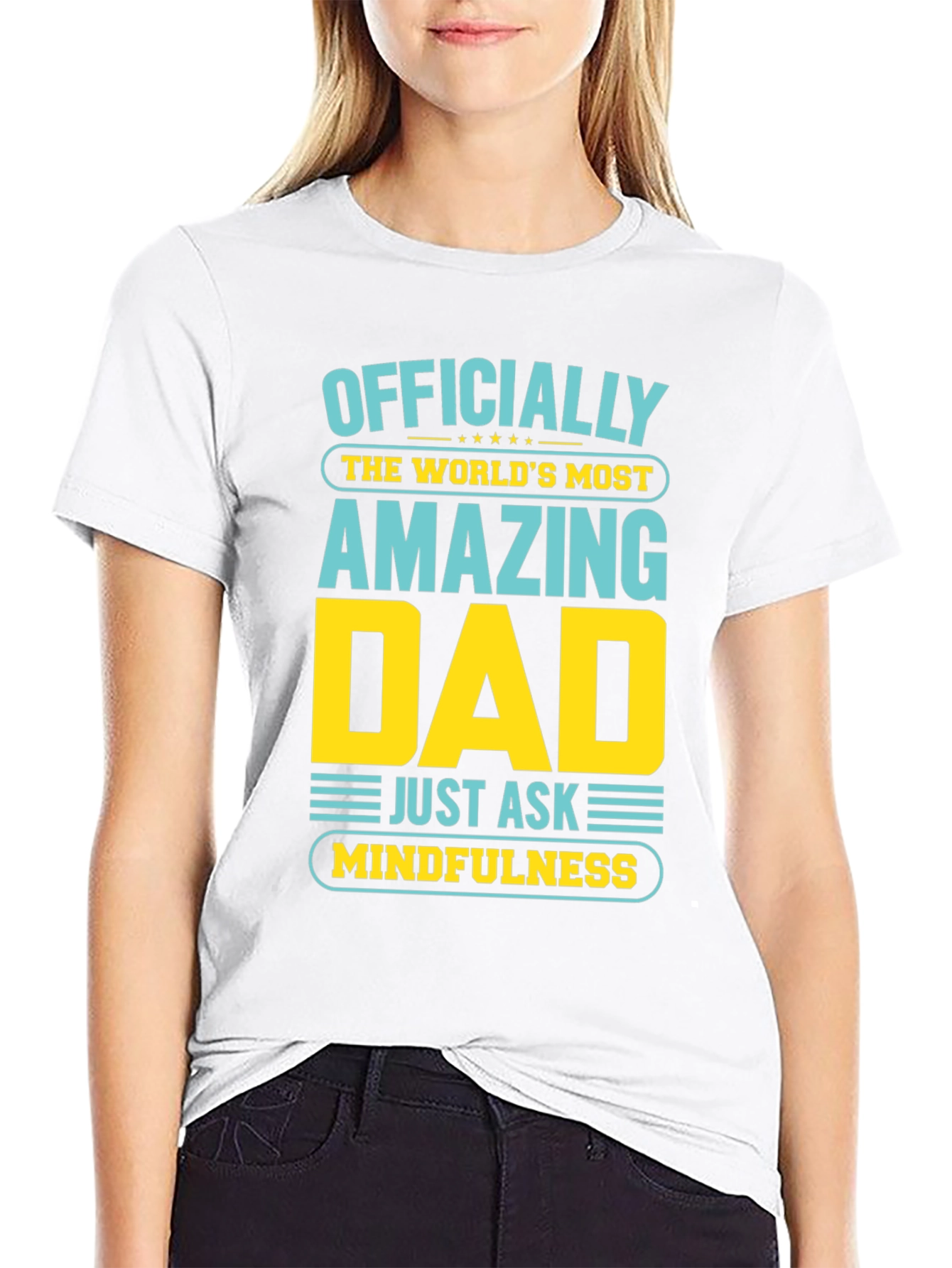 Officially Amazing Dad Graphic T-Shirt