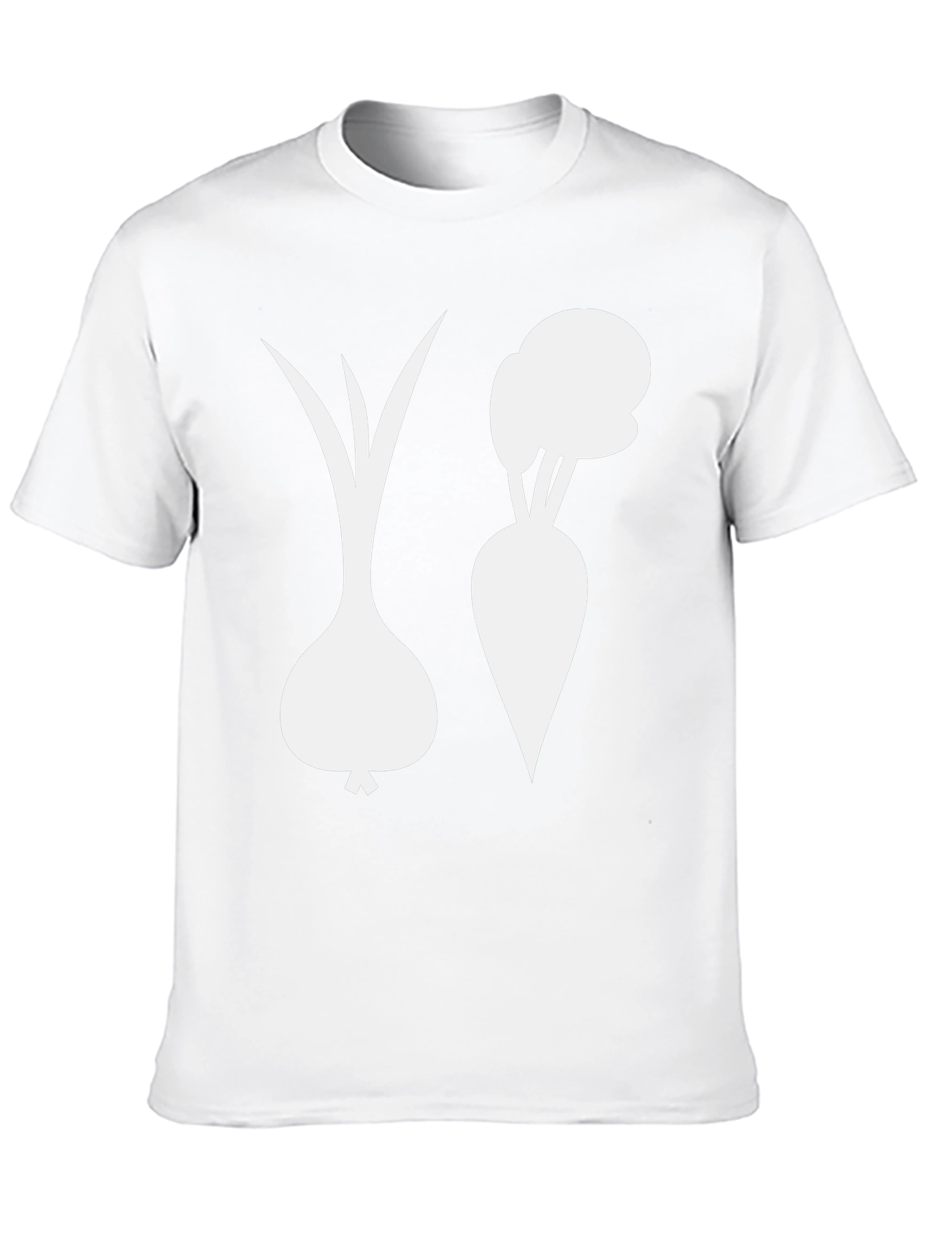 Veggie Graphic Tee - Onion & Carrot Design