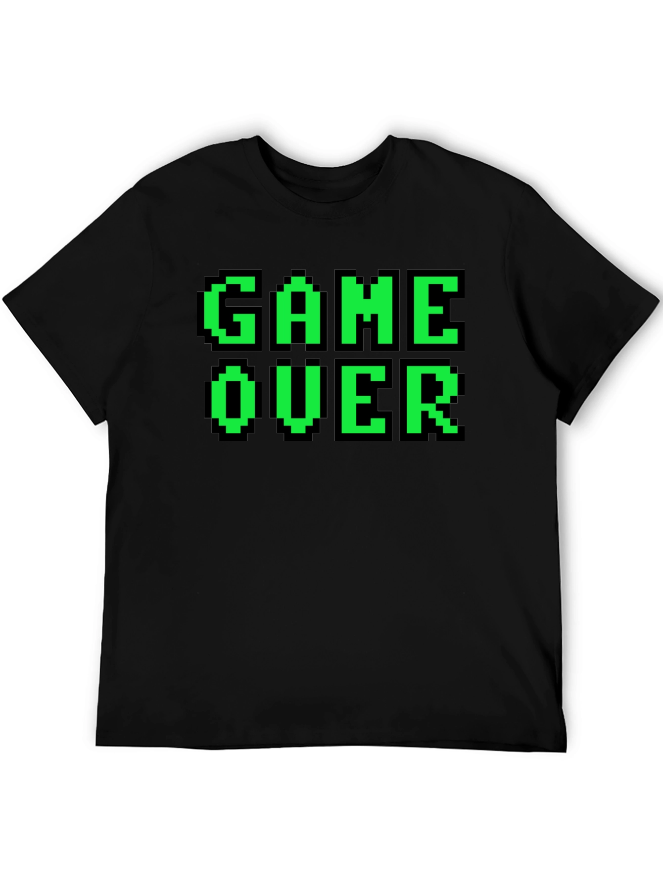 Retro Game Over Pixel Graphic T-Shirt