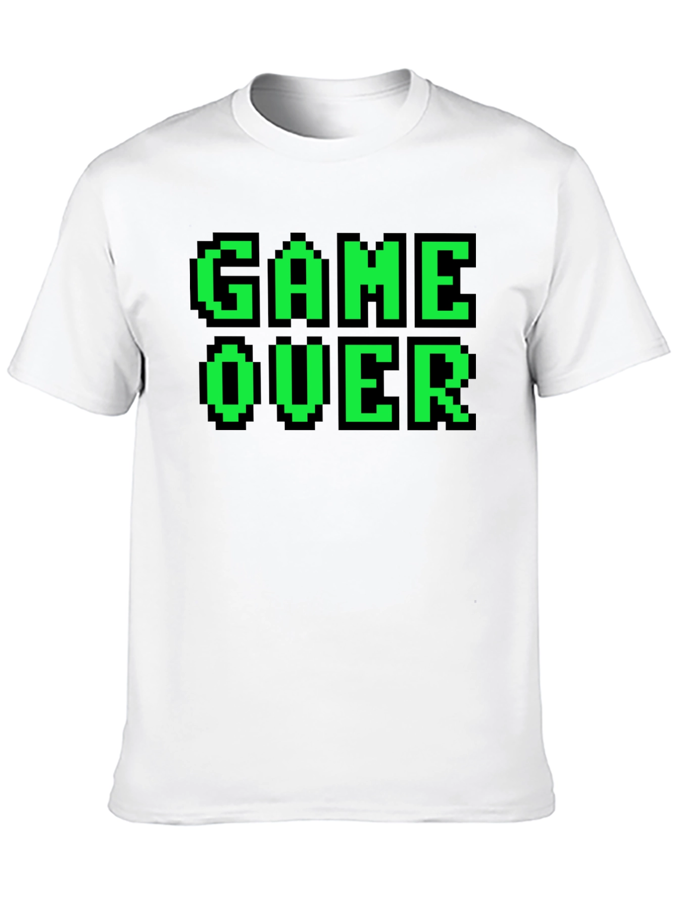 Retro Game Over Pixel Graphic T-Shirt