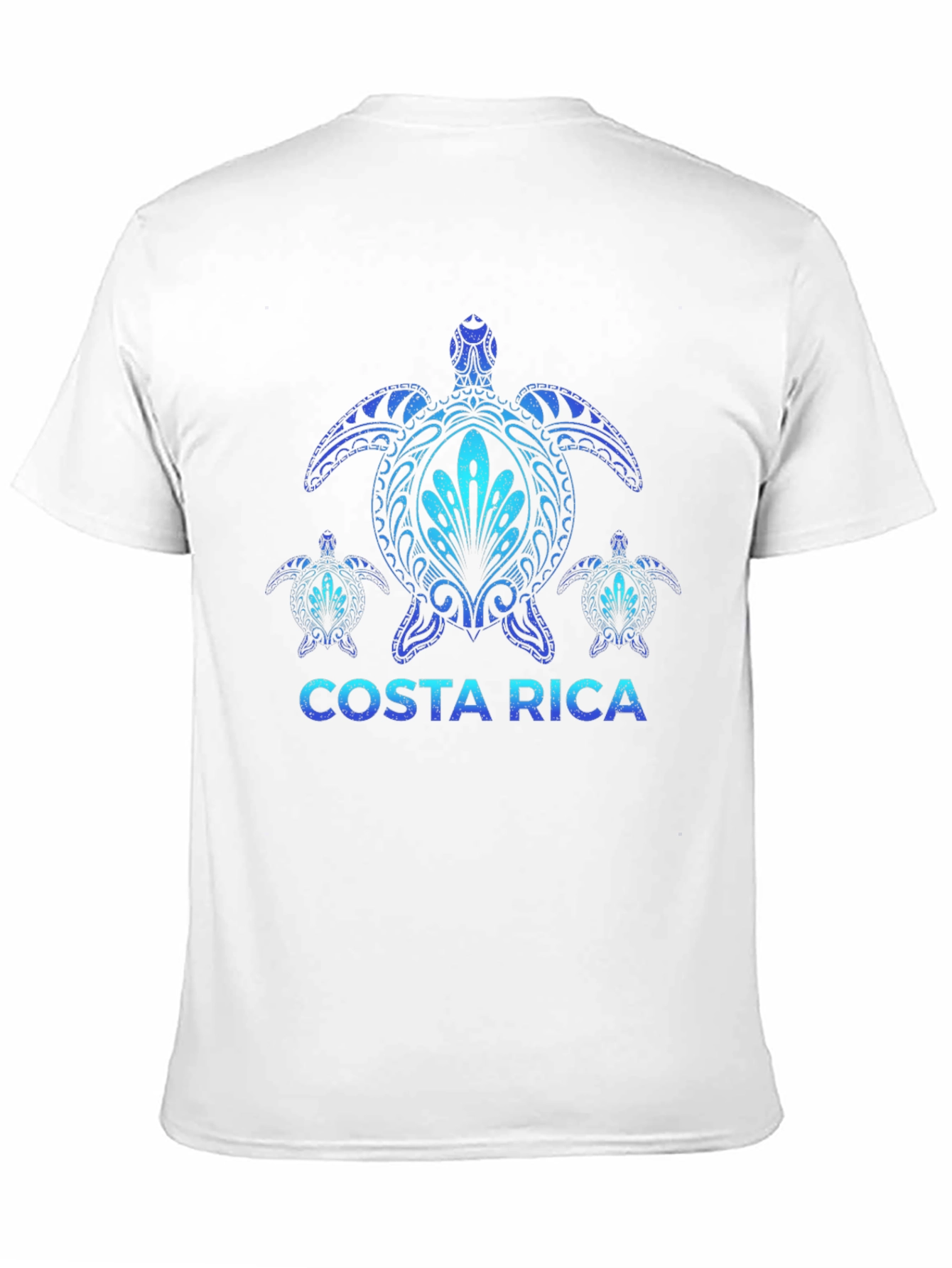Costa Rica Turtle Tee - Black