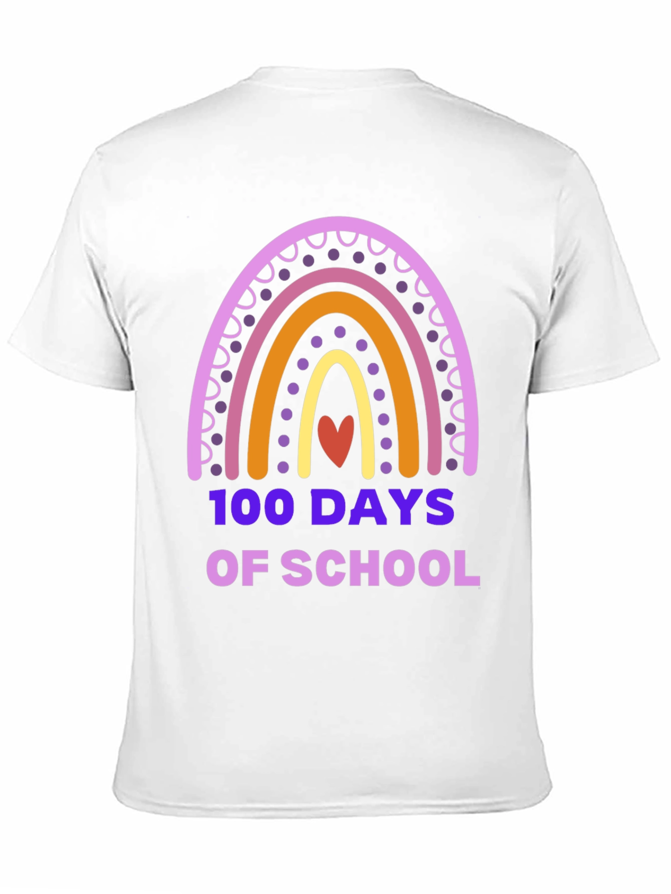 100 Days of School Rainbow T-Shirt