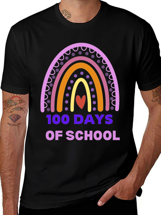 100 Days of School Rainbow T-Shirt