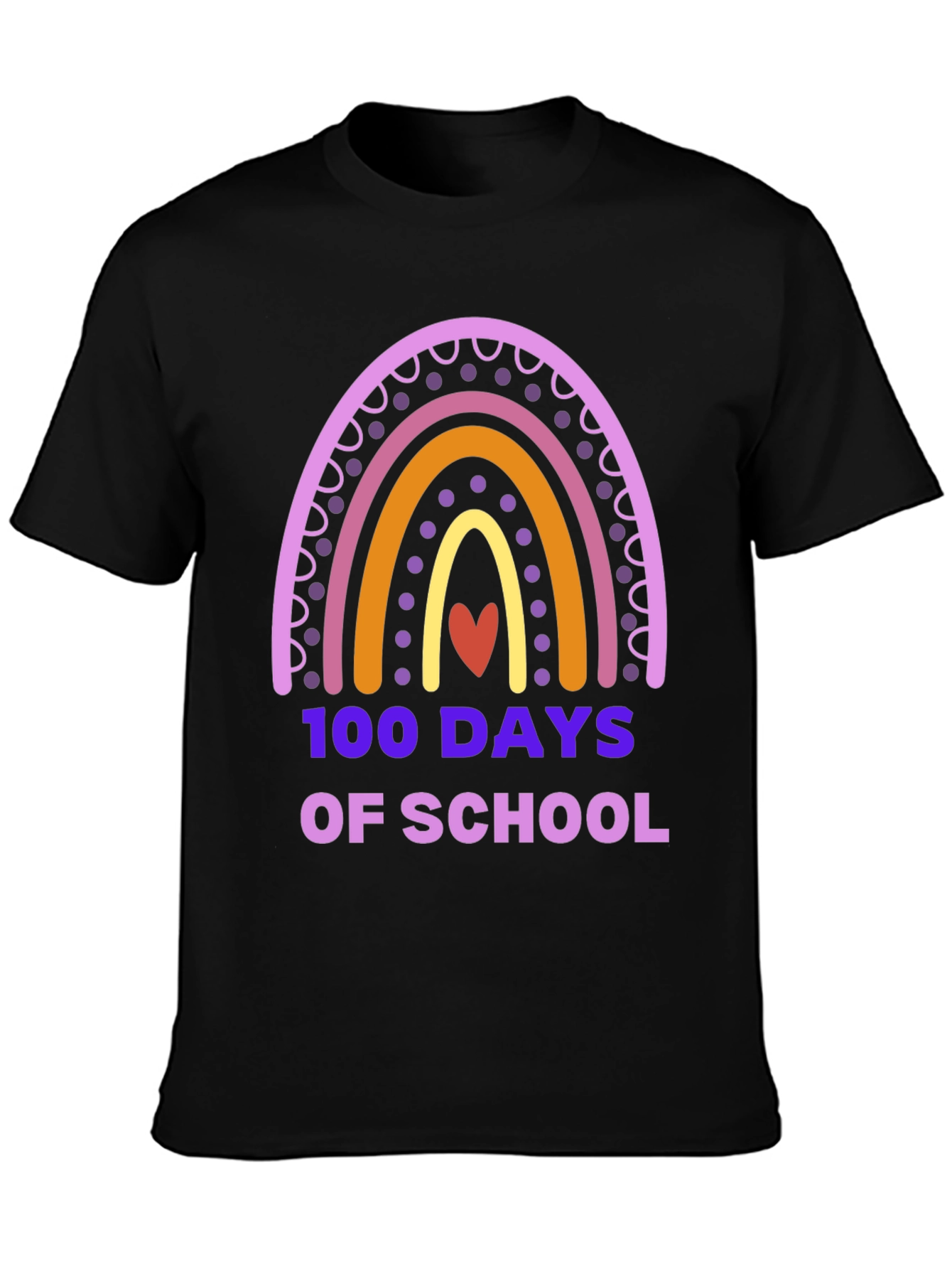 100 Days of School Rainbow T-Shirt