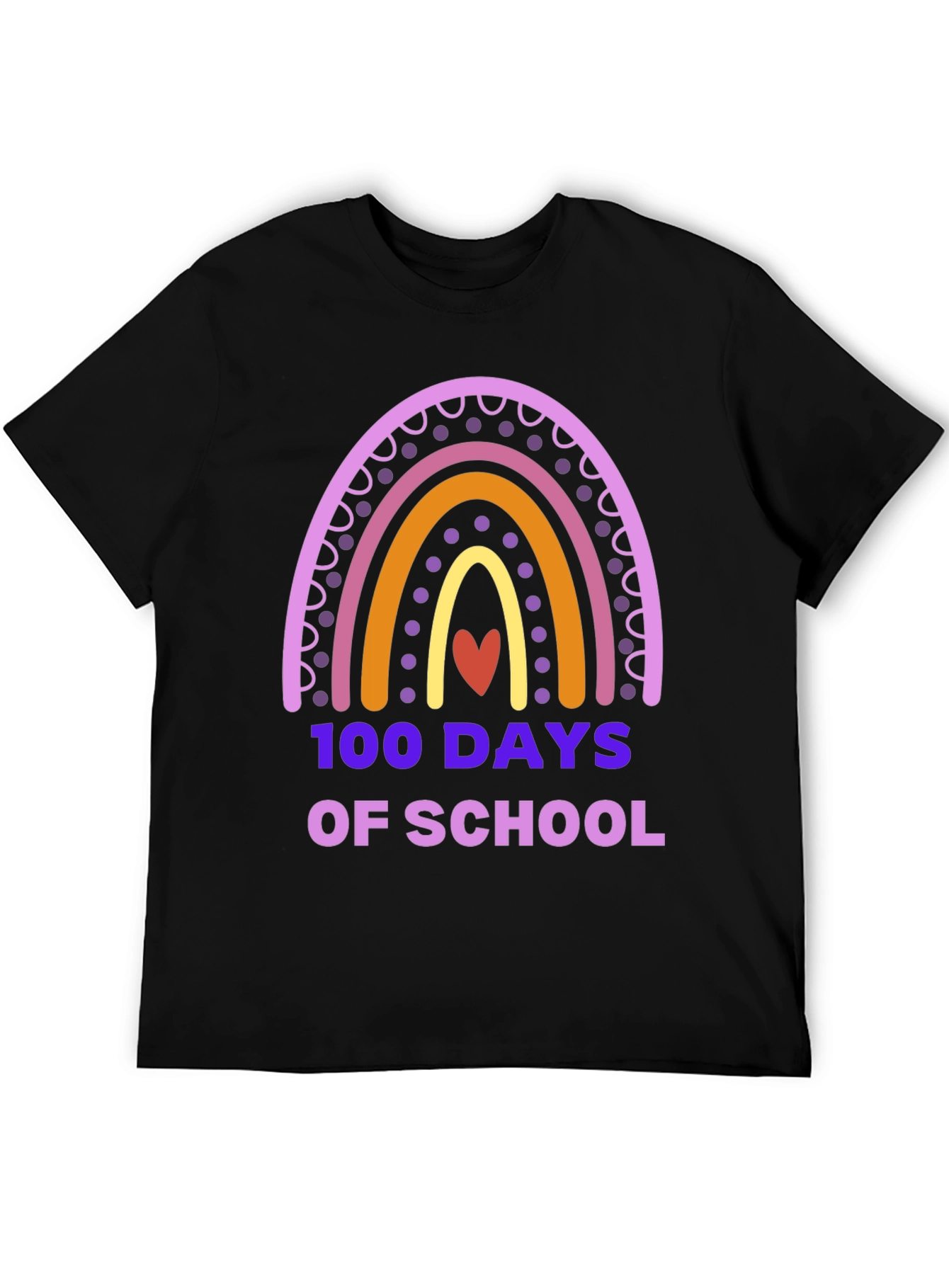 100 Days of School Rainbow T-Shirt