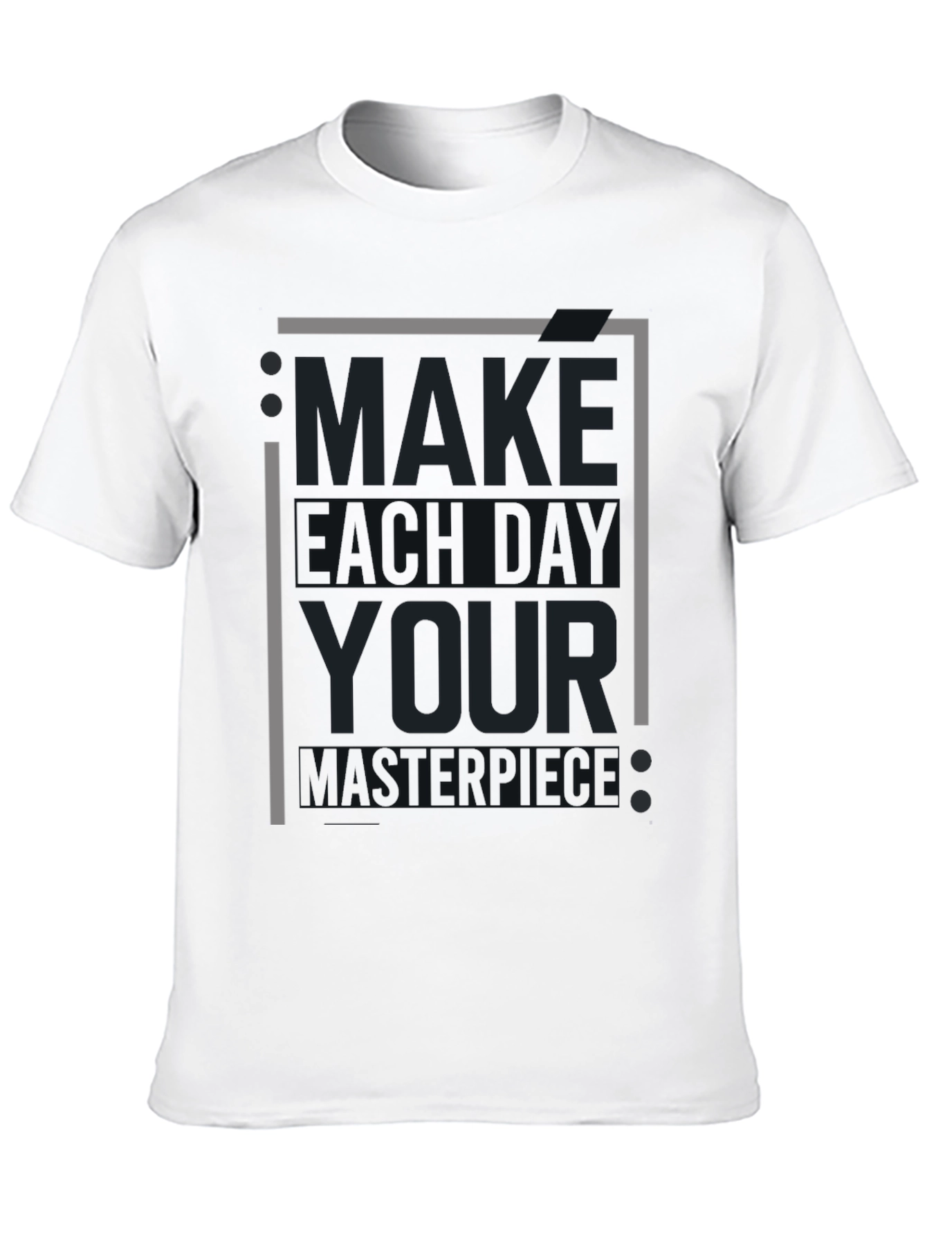 Make Today Your Masterpiece Black Graphic Tee