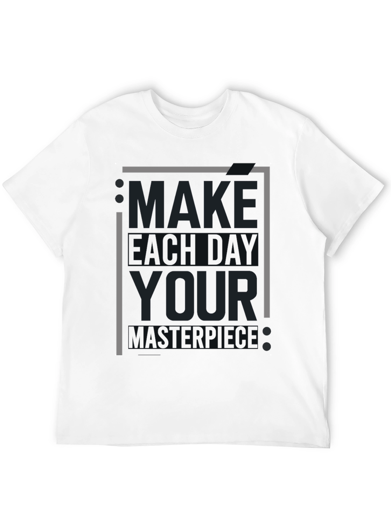 Make Today Your Masterpiece Black Graphic Tee