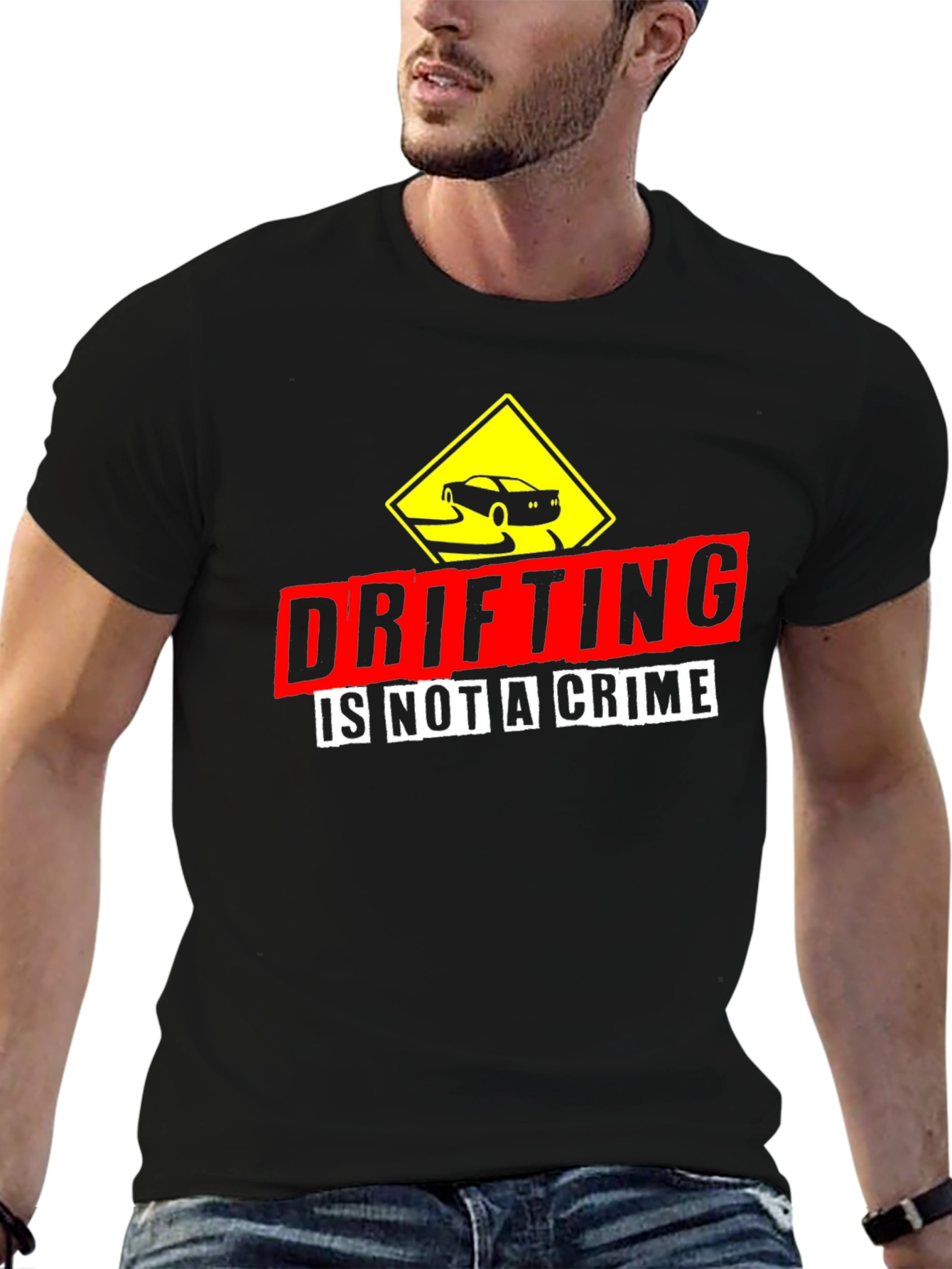 Drifting is Not A Crime Graphic Tee