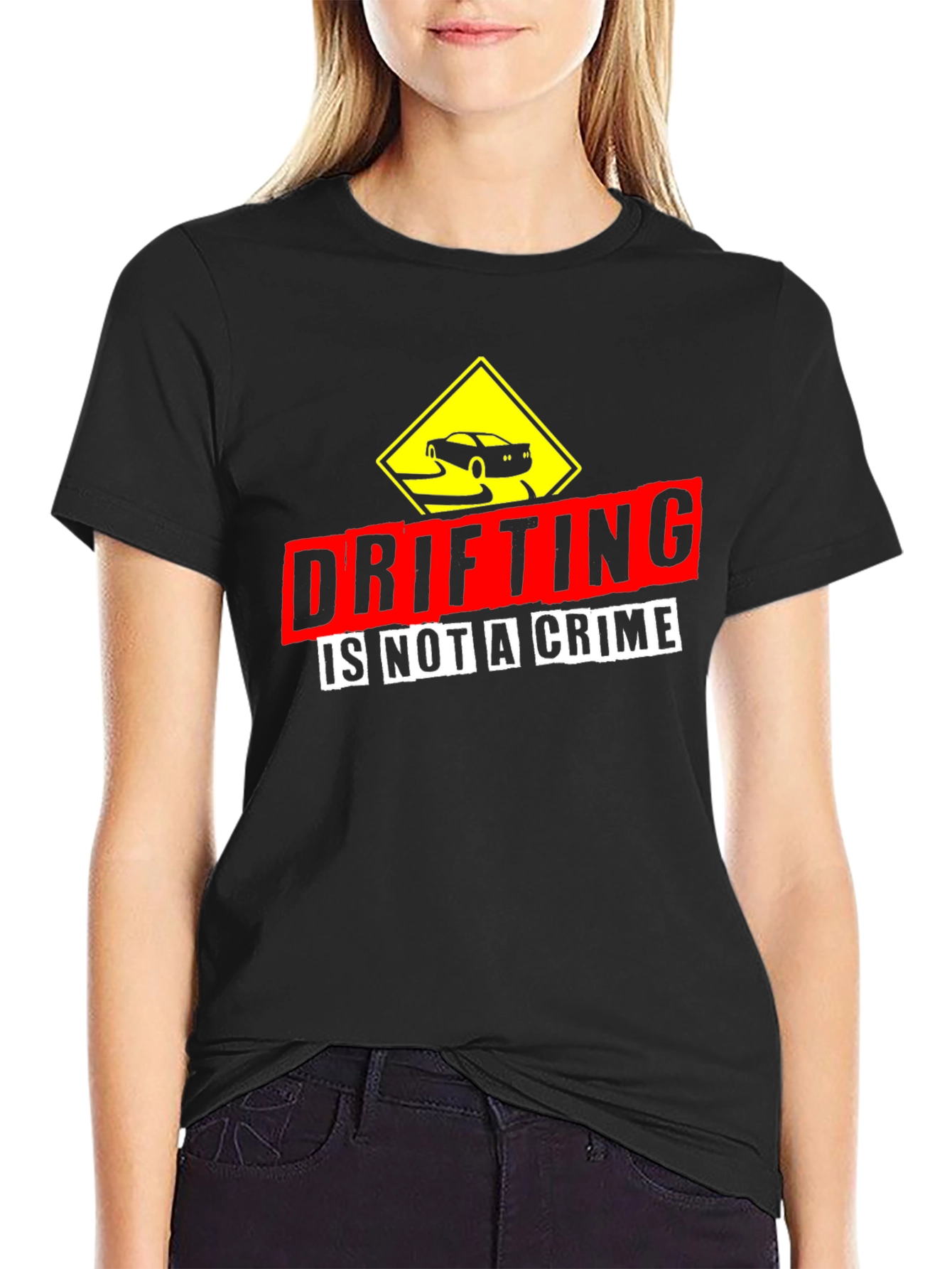 Drifting is Not A Crime Graphic Tee