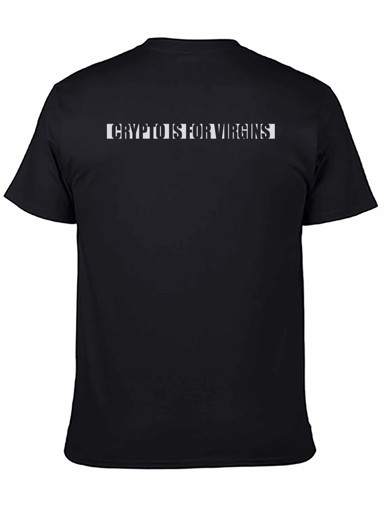 Crypto is for Virgins Black T-Shirt
