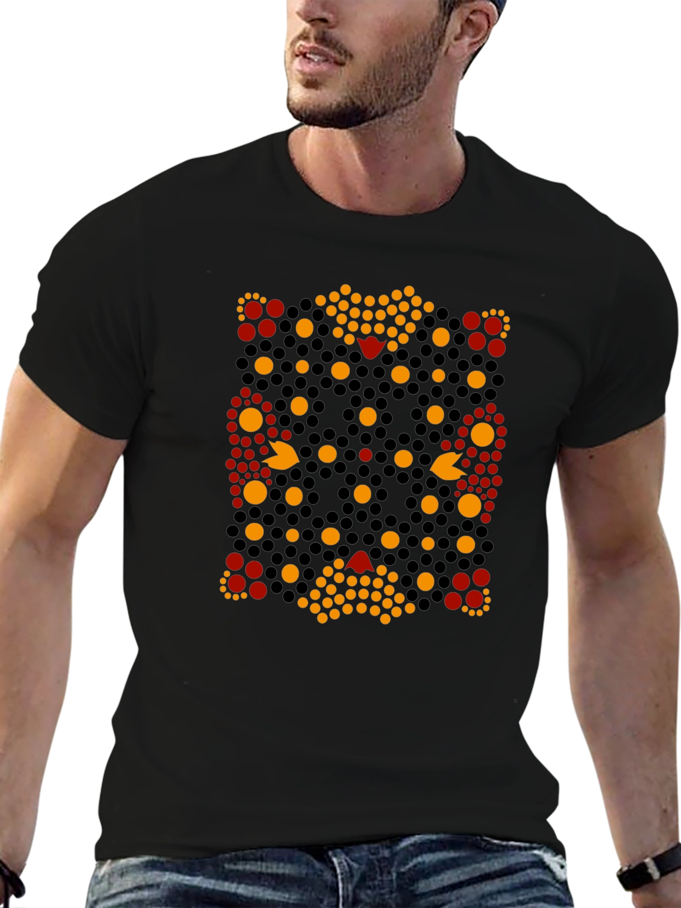 Abstract Geometric Patterned Tee