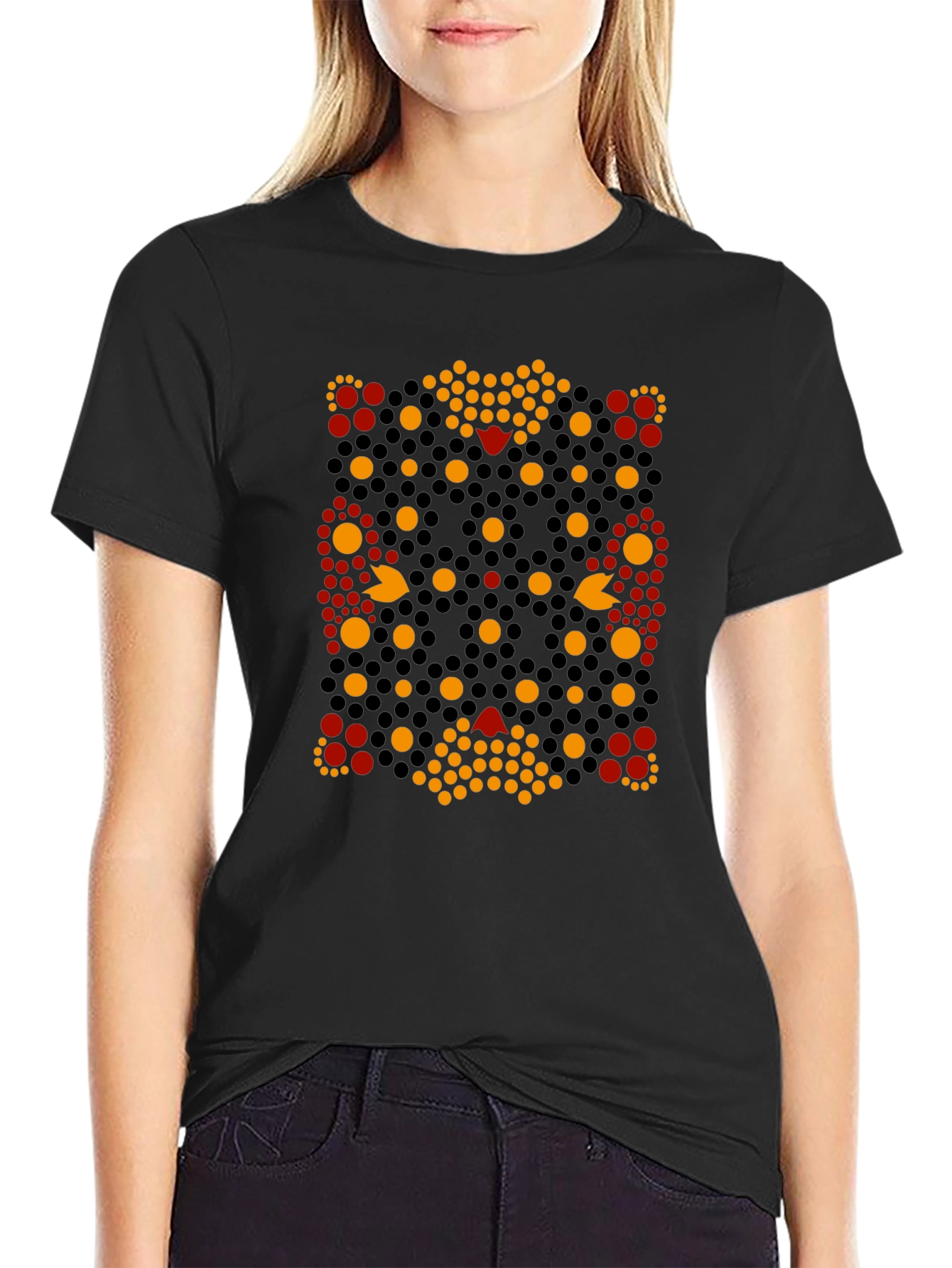 Abstract Geometric Patterned Tee