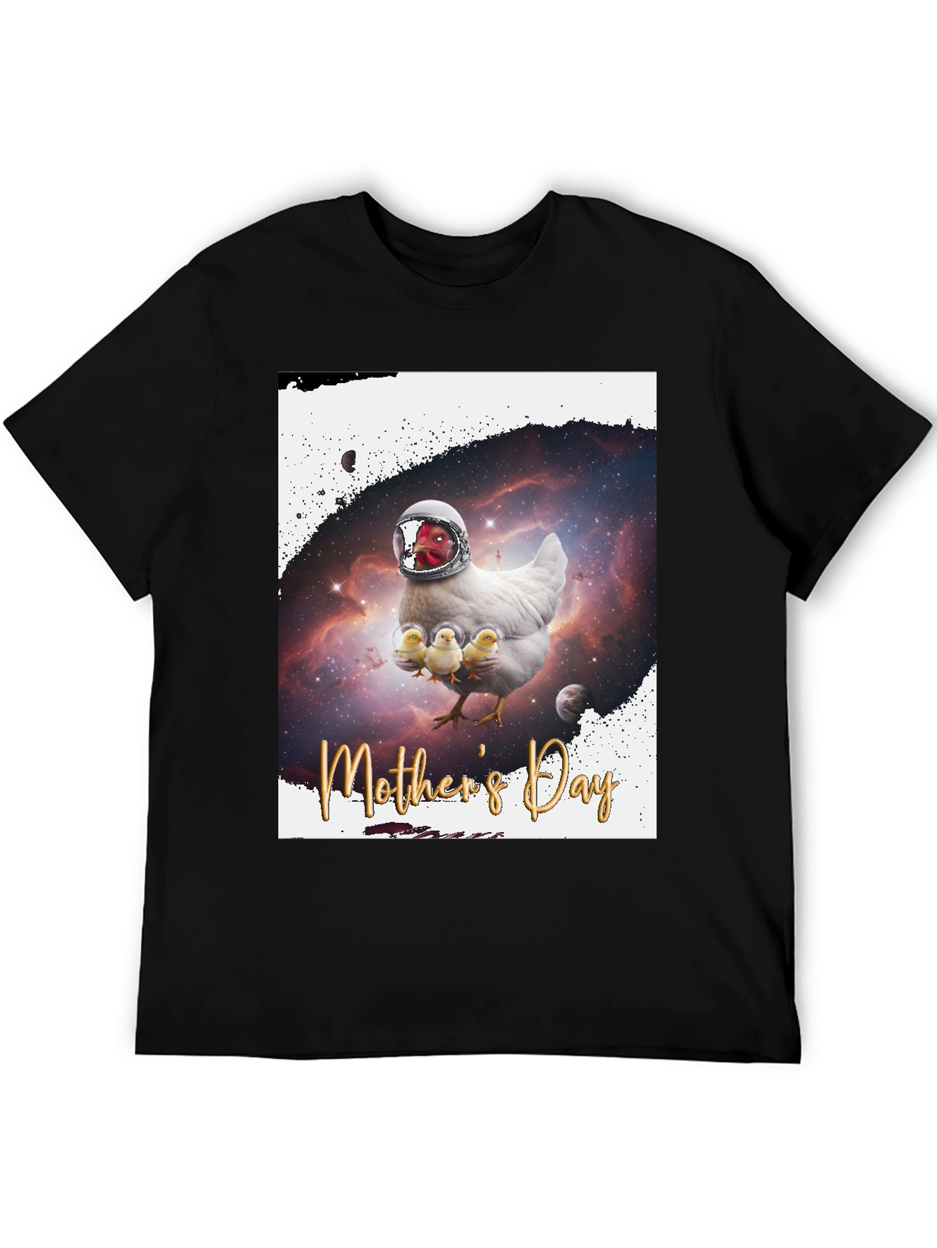Mothers Day Chicken Astronaut T-Shirt