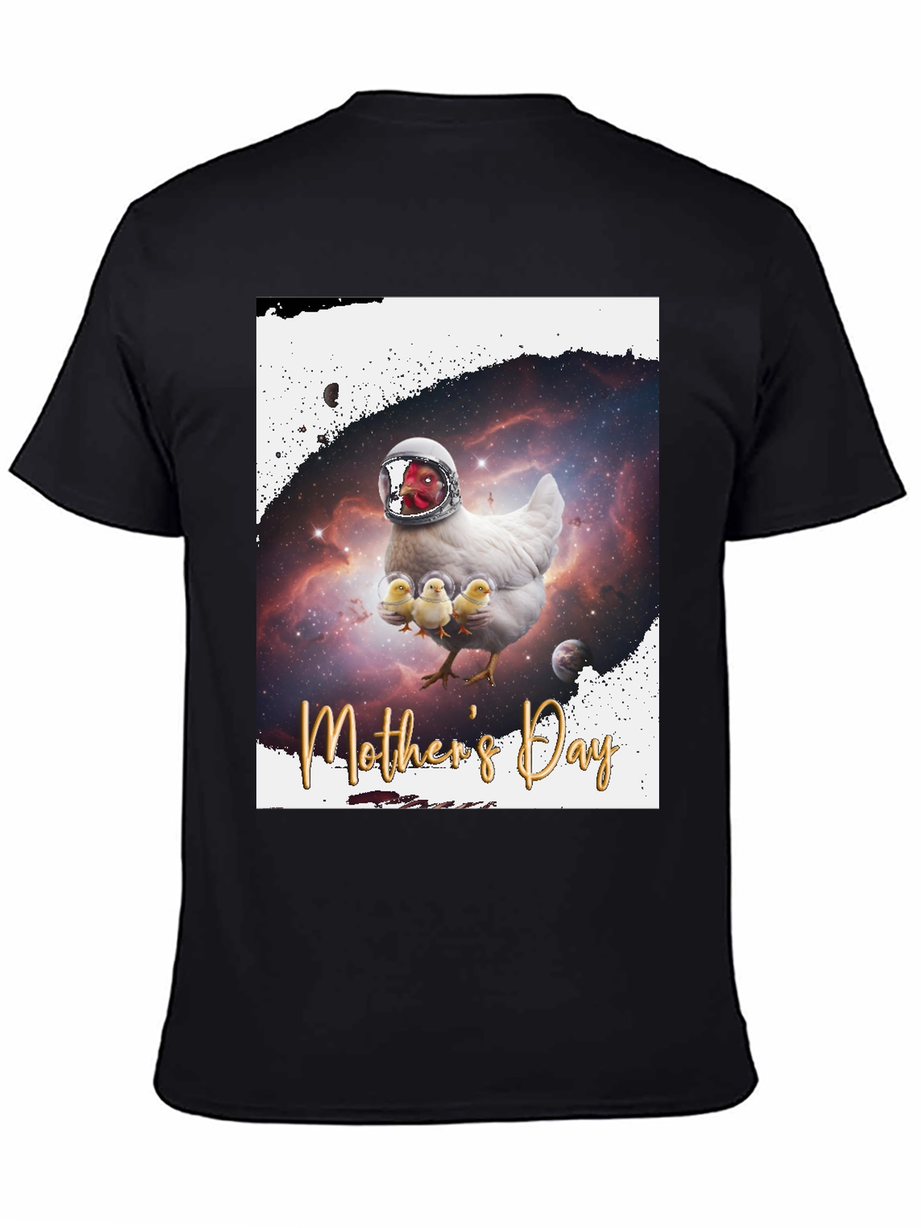 Mothers Day Chicken Astronaut T-Shirt