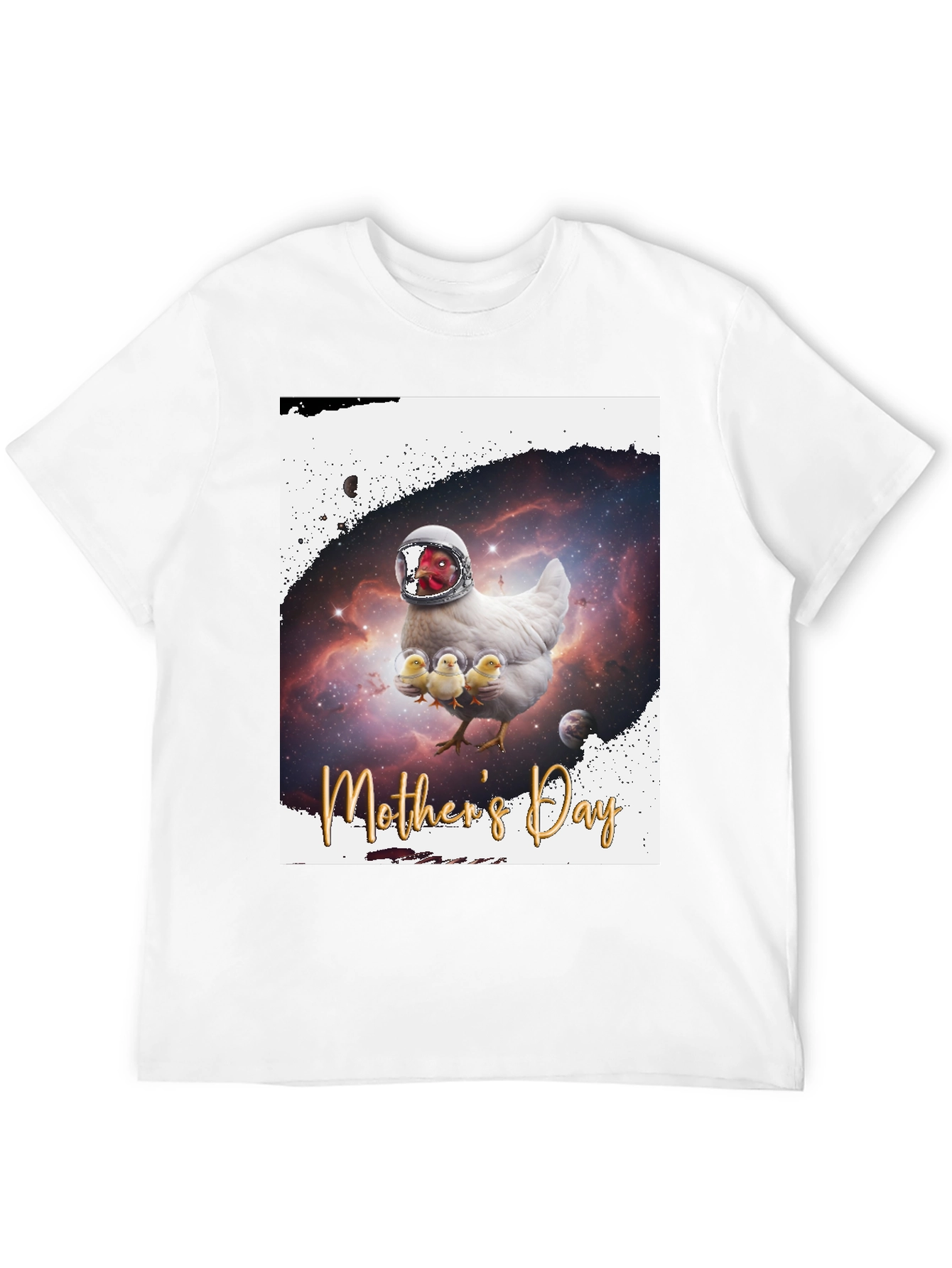 Mothers Day Chicken Astronaut T-Shirt