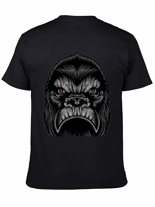 Gorilla Graphic Black T-Shirt - Mens Cool Tee