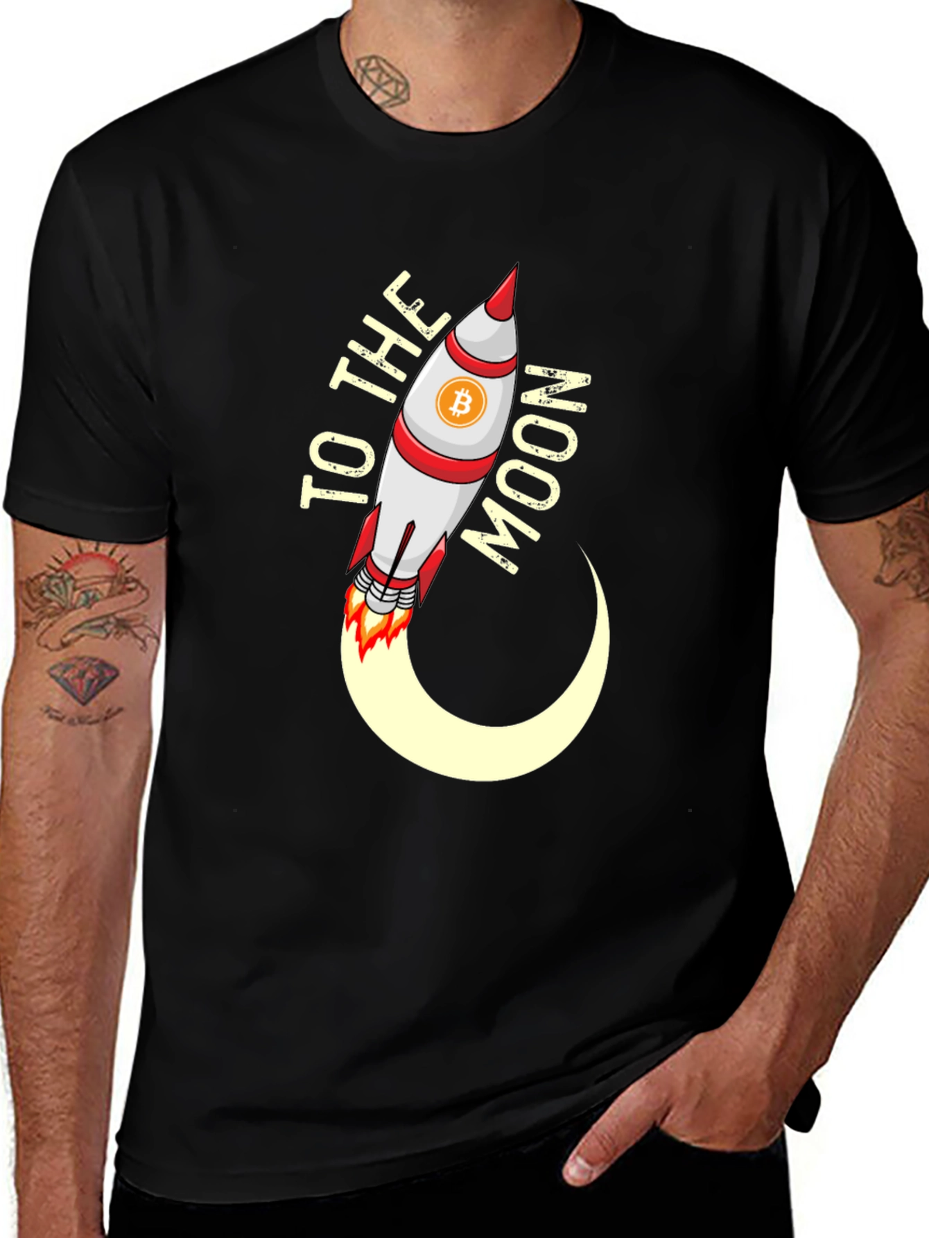 Bitcoin To The Moon T-Shirt