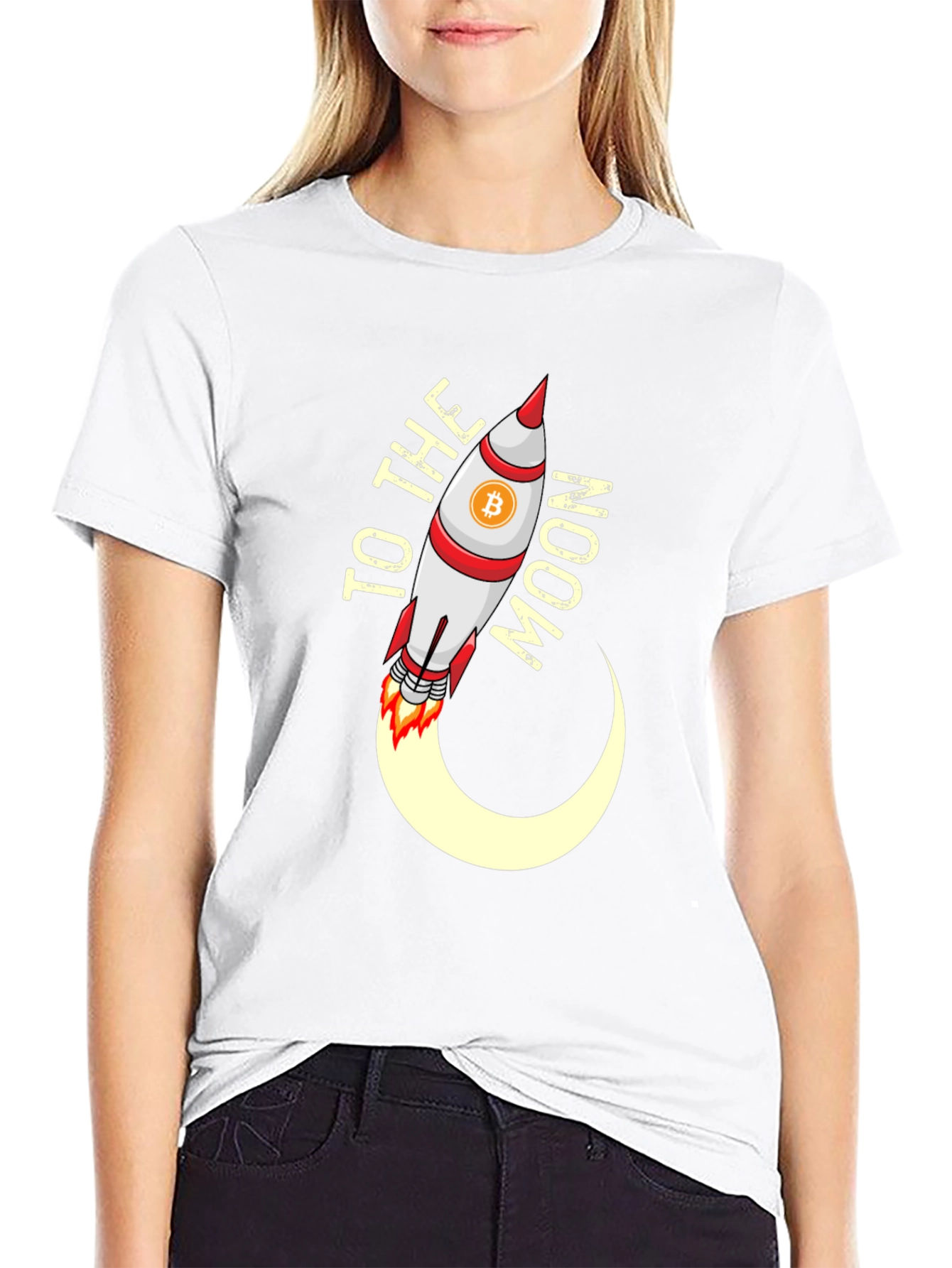 Bitcoin To The Moon T-Shirt