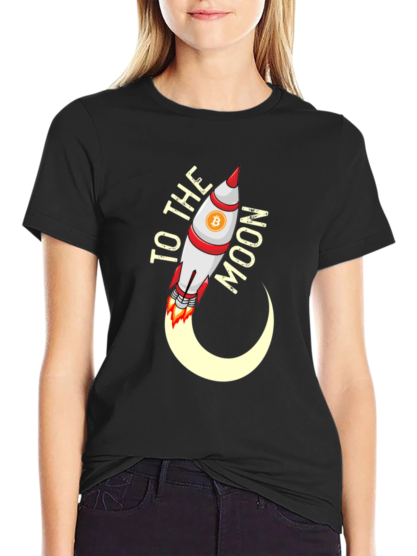 Bitcoin To The Moon T-Shirt