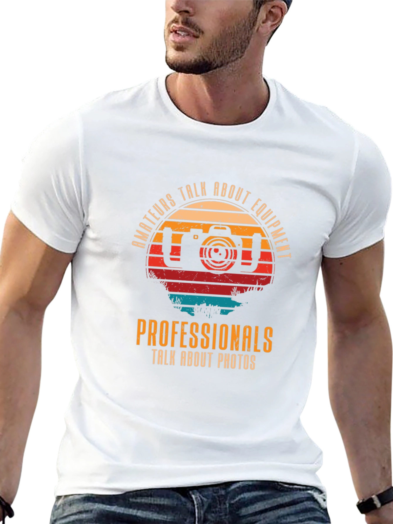 Photographer T-Shirt - Amateurs vs. Professionals