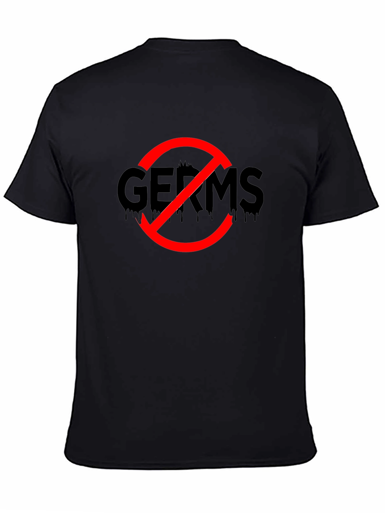 Anti-Germs Black Graphic Tee