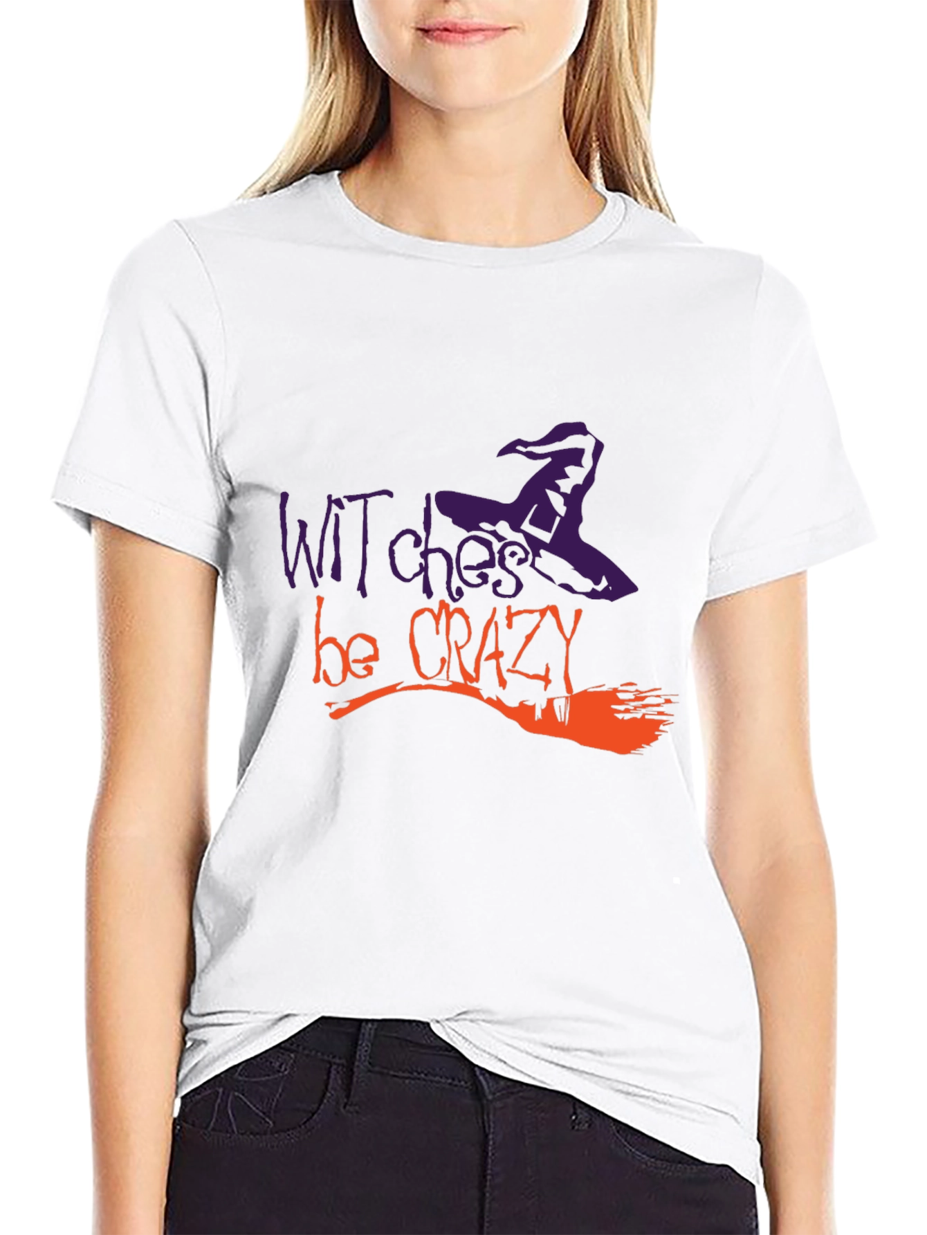 Witches Be Crazy Halloween Graphic Tee