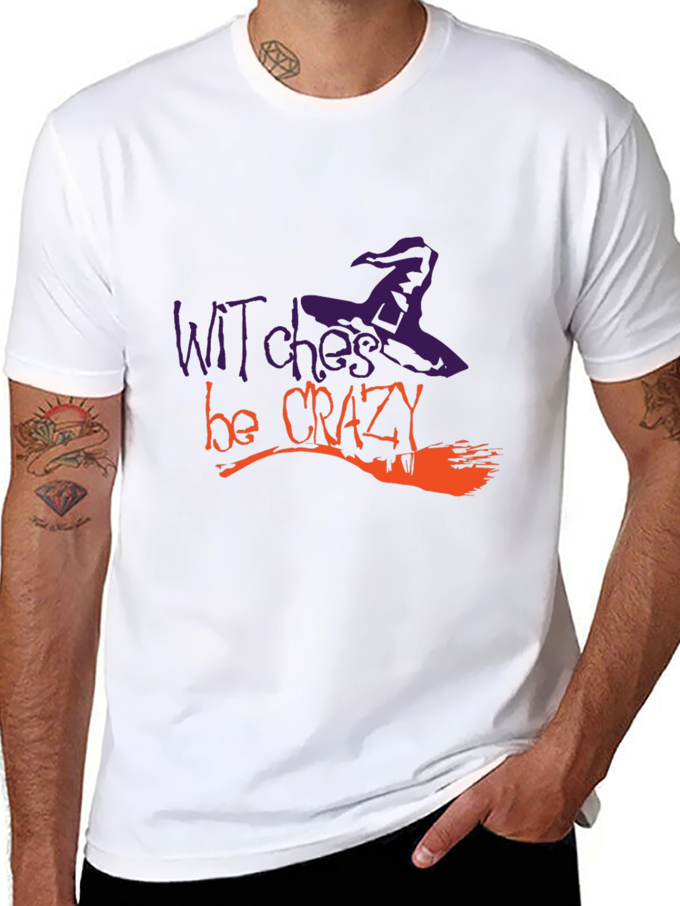 Witches Be Crazy Halloween Graphic Tee