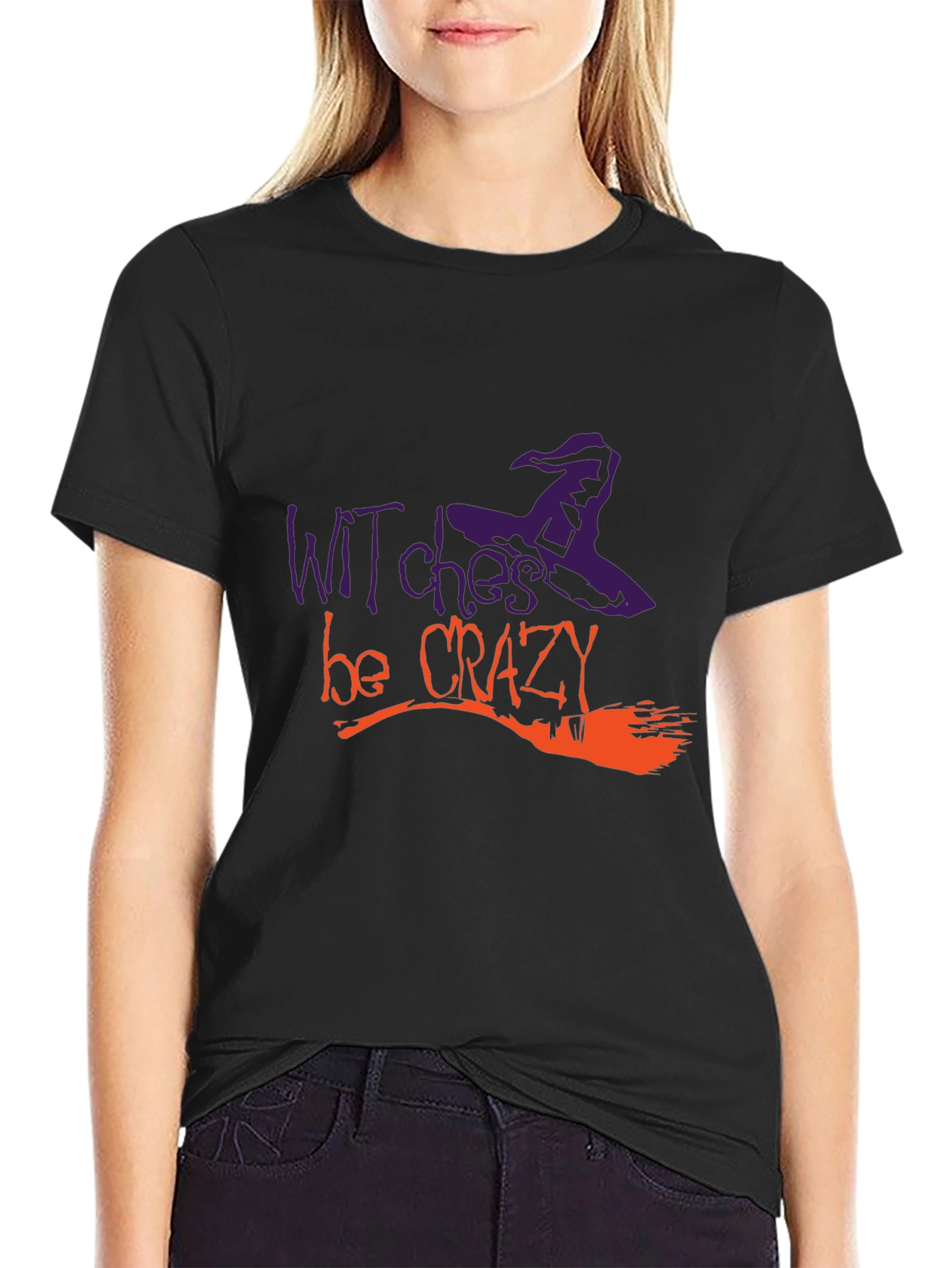 Witches Be Crazy Halloween Graphic Tee