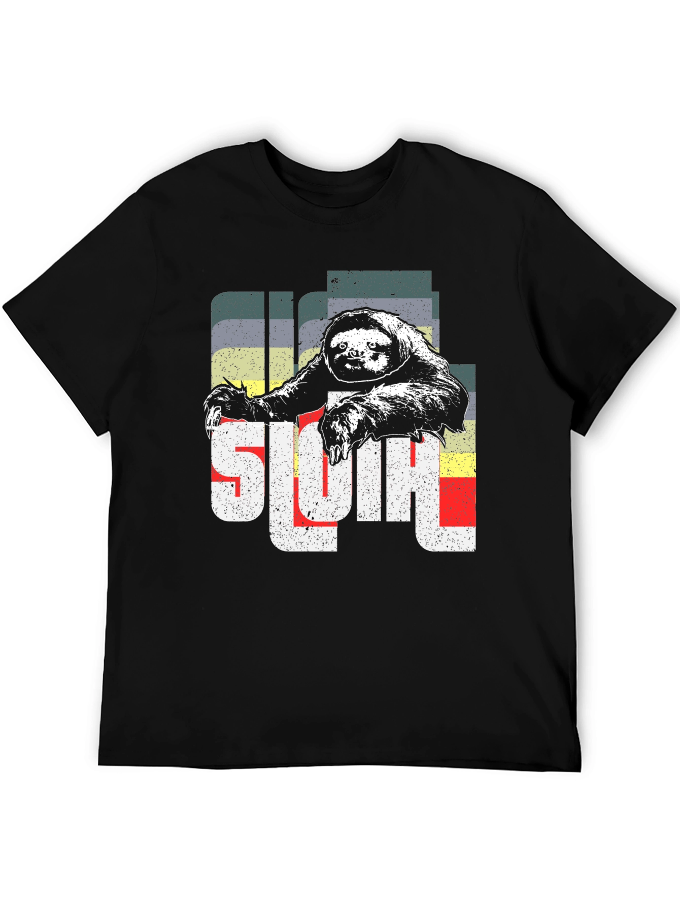 Sloth Graphic T-Shirt - Relaxed Style