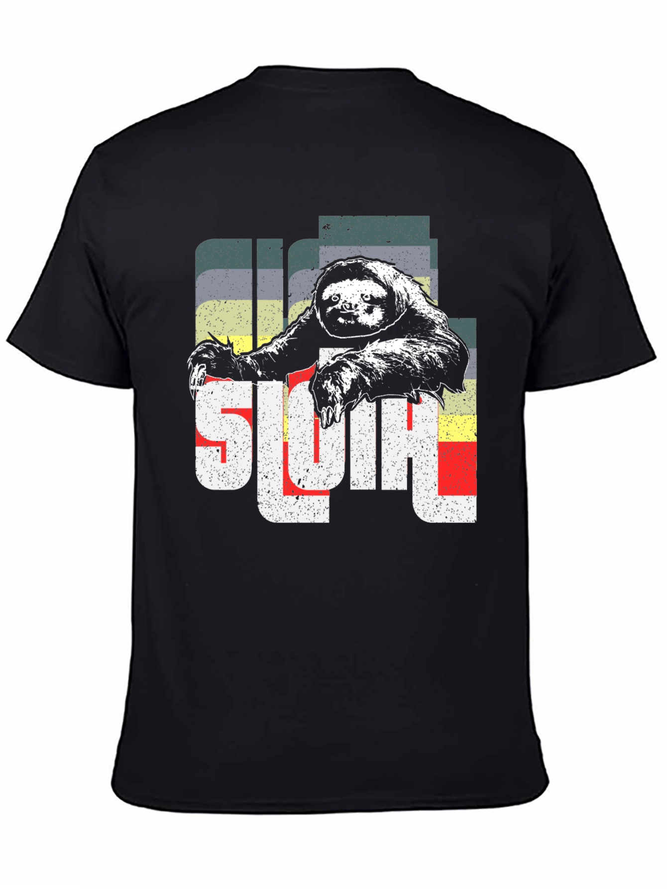 Sloth Graphic T-Shirt - Relaxed Style