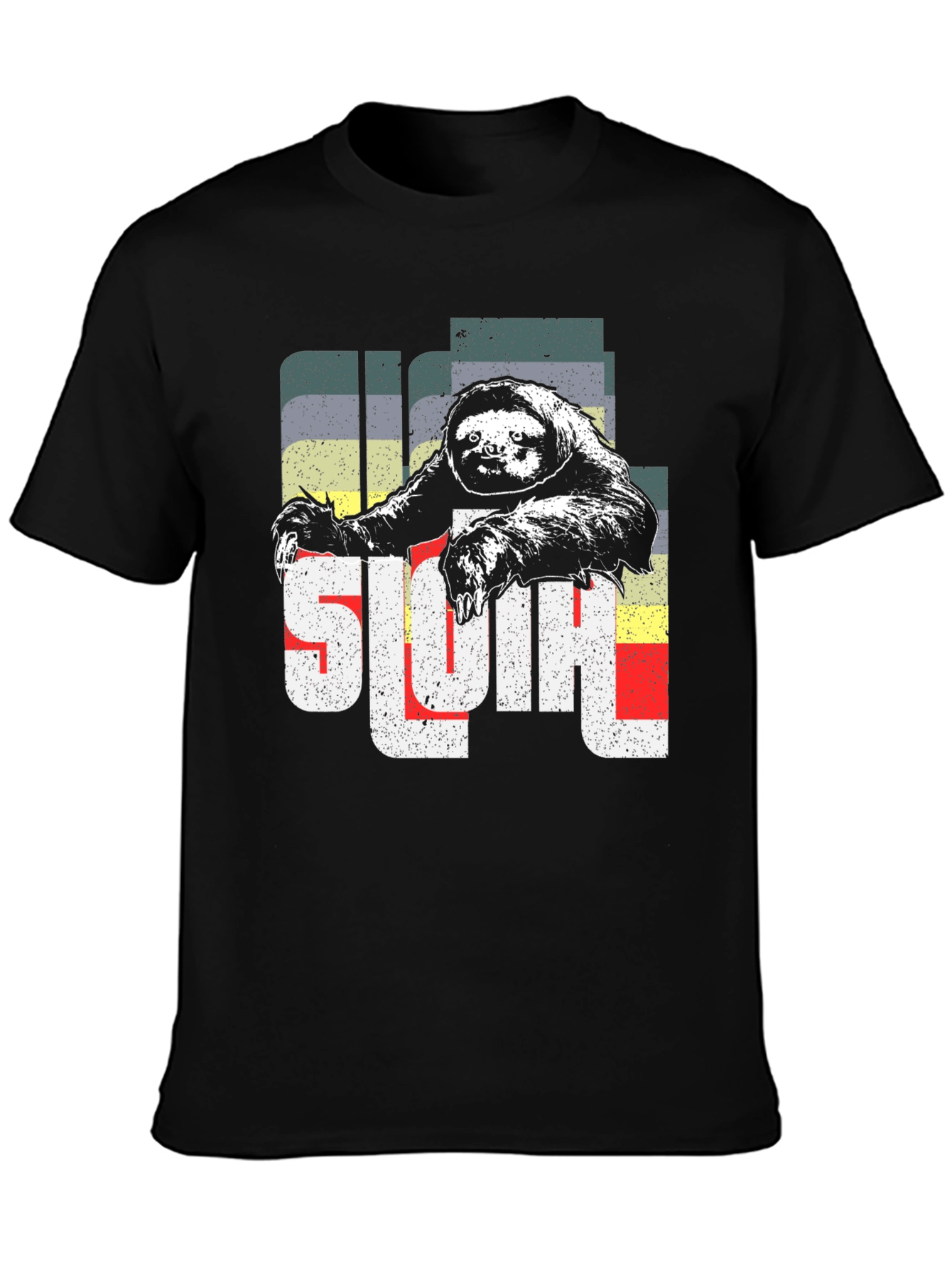 Sloth Graphic T-Shirt - Relaxed Style