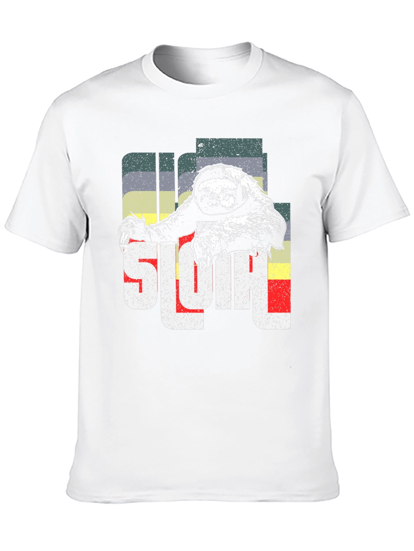 Sloth Graphic T-Shirt - Relaxed Style