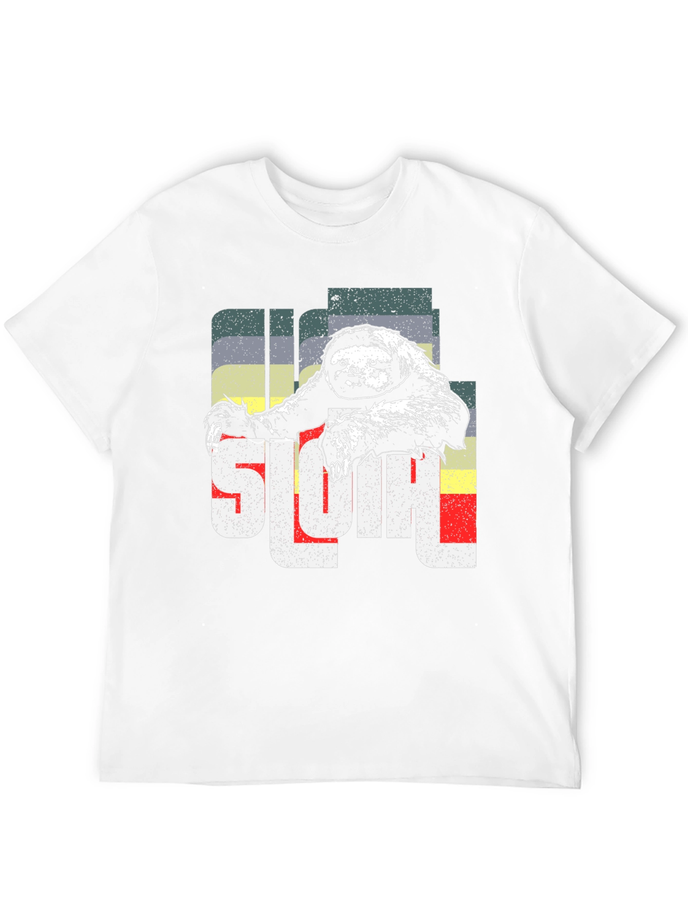 Sloth Graphic T-Shirt - Relaxed Style
