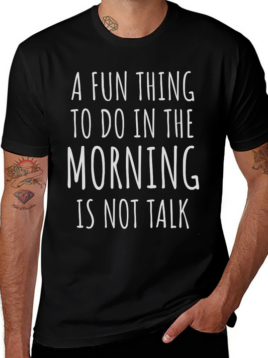 Funny Morning Anti-Social T-Shirt