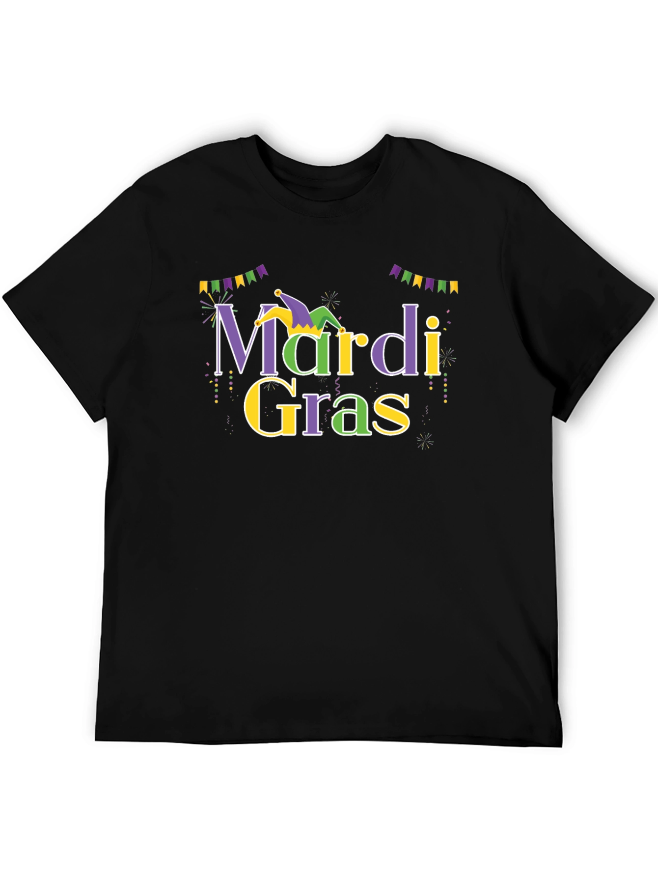 Mardi Gras Graphic T-Shirt - Celebrate in Style!