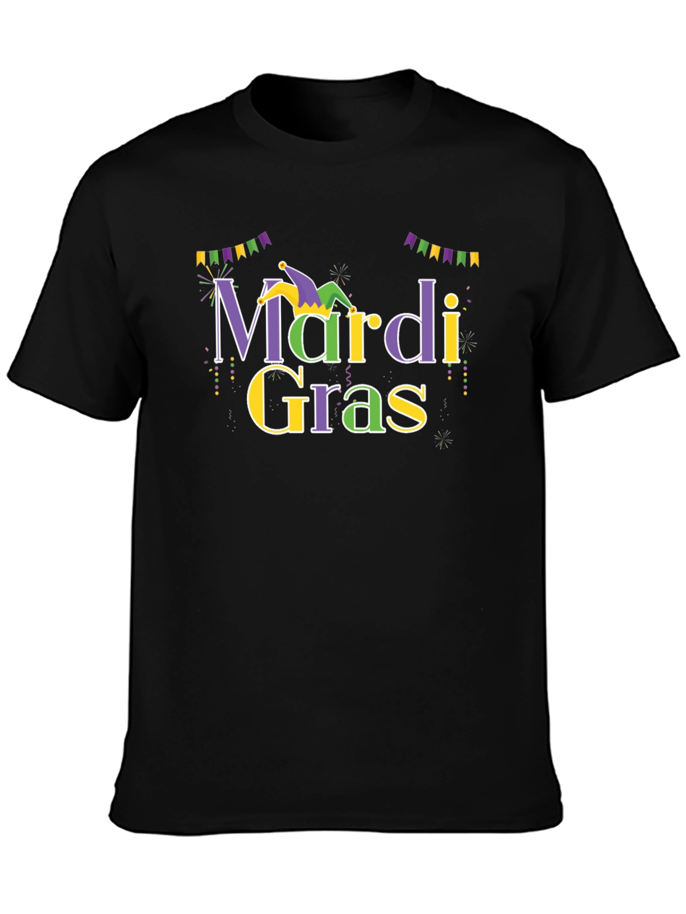 Mardi Gras Graphic T-Shirt - Celebrate in Style!
