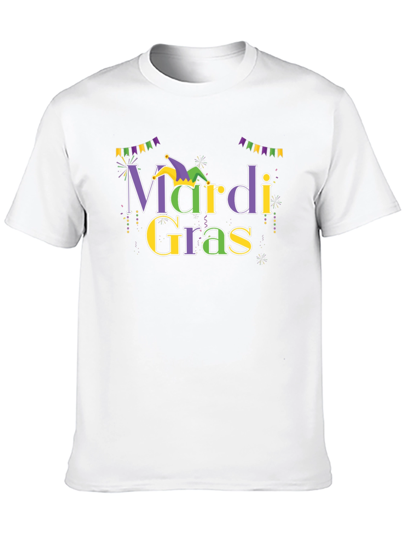 Mardi Gras Graphic T-Shirt - Celebrate in Style!