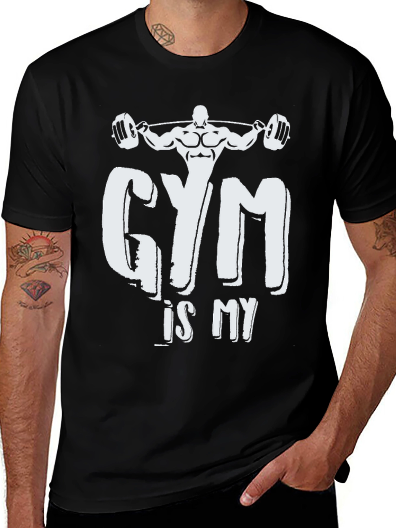 Gym Is My Life T-Shirt Fitness Apparel
