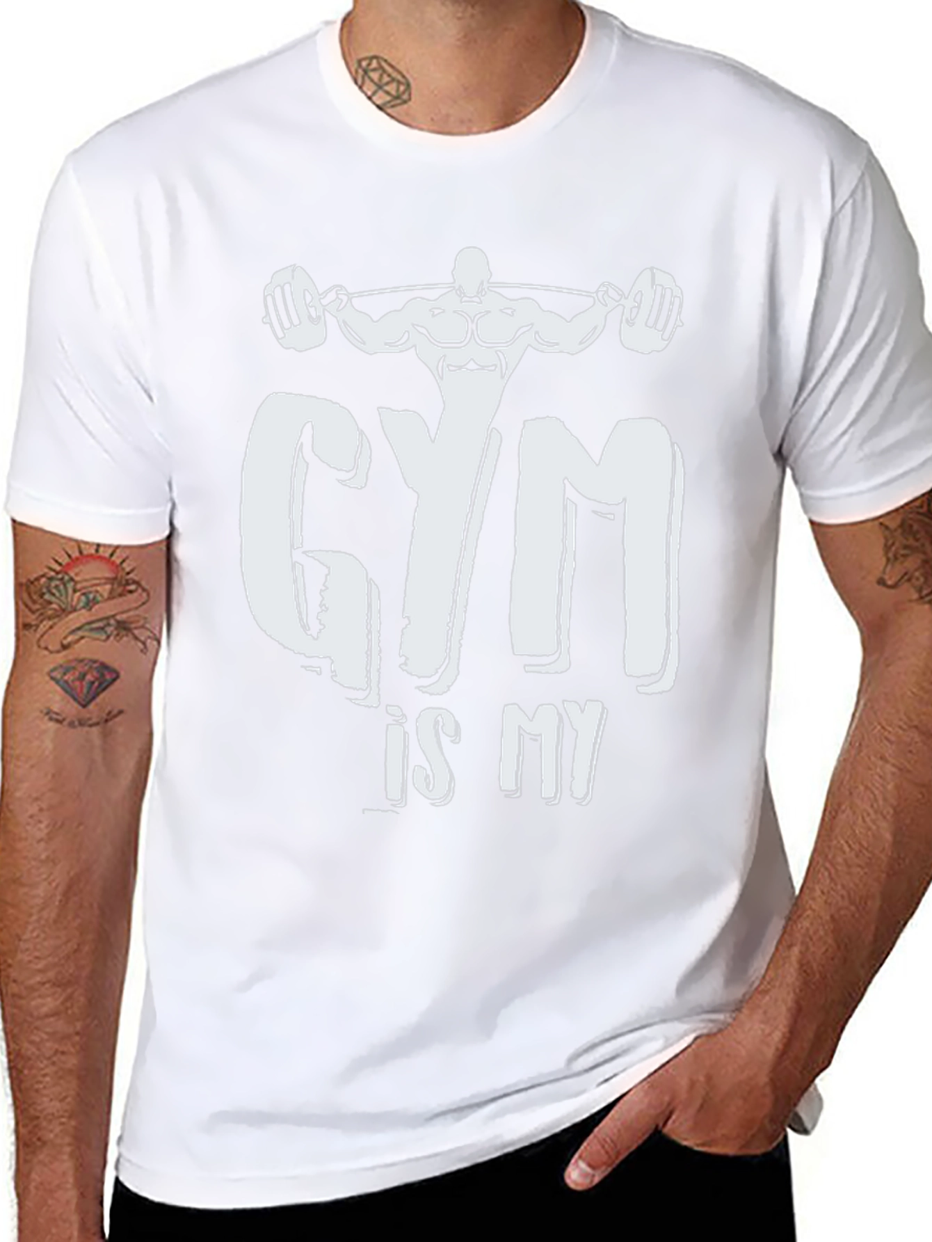 Gym Is My Life T-Shirt Fitness Apparel