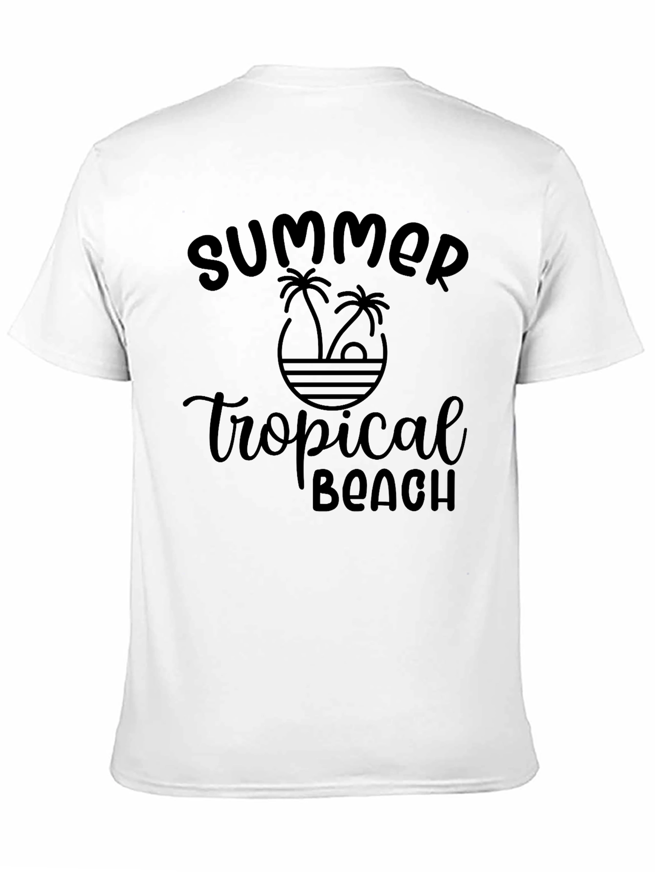 Summer Tropical Beach Graphic Tee