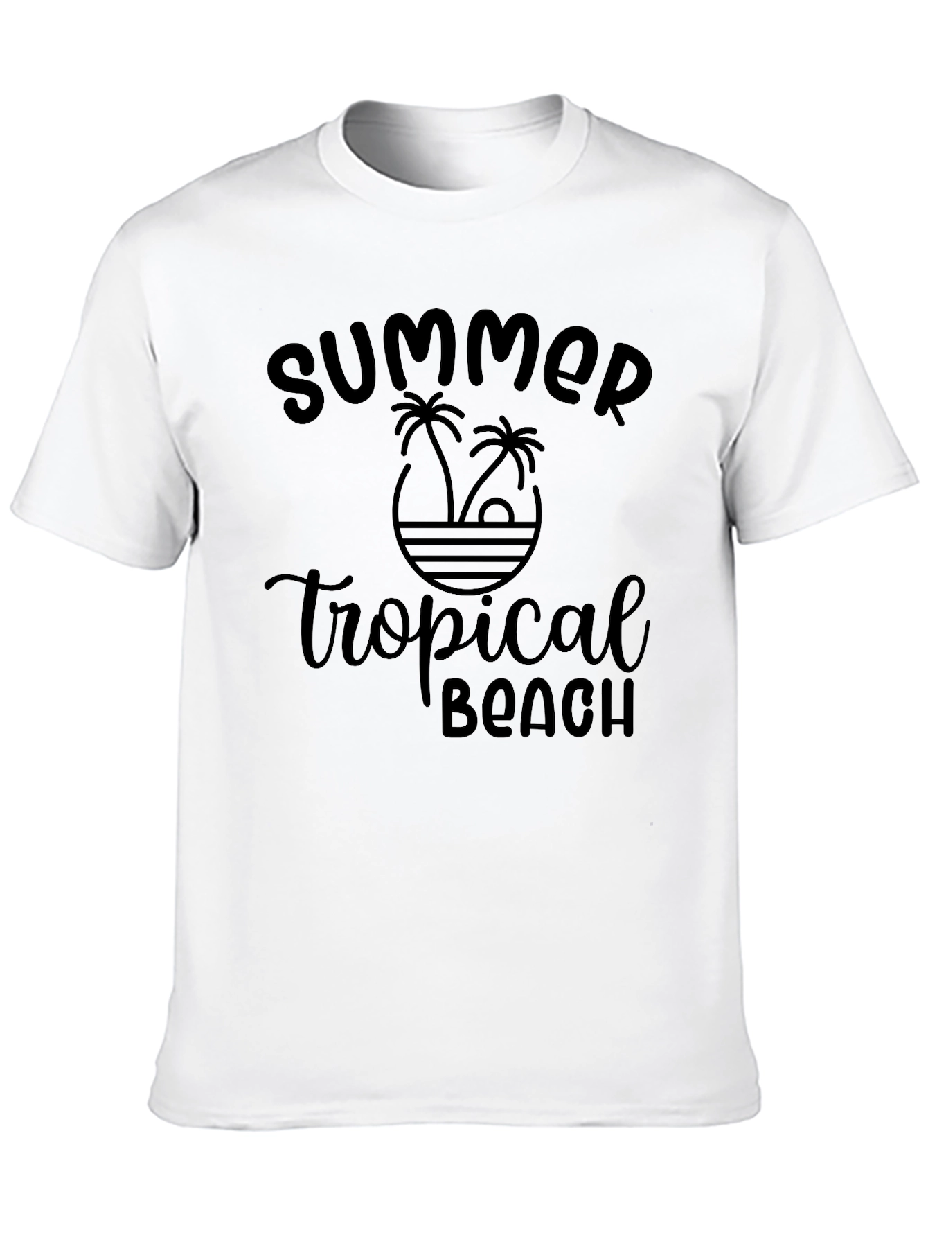 Summer Tropical Beach Graphic Tee