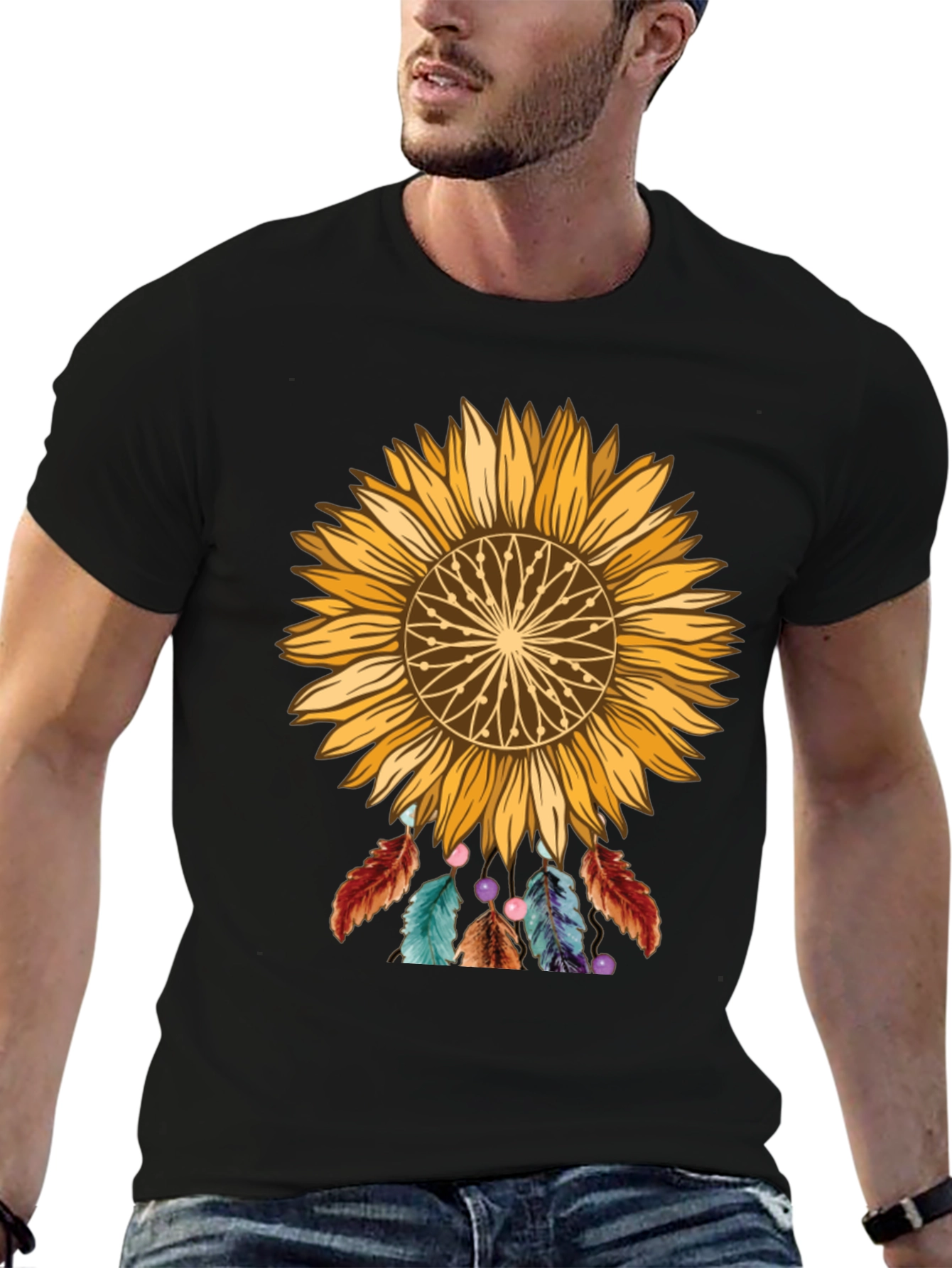 Sunflower Dreamcatcher Graphic Tee