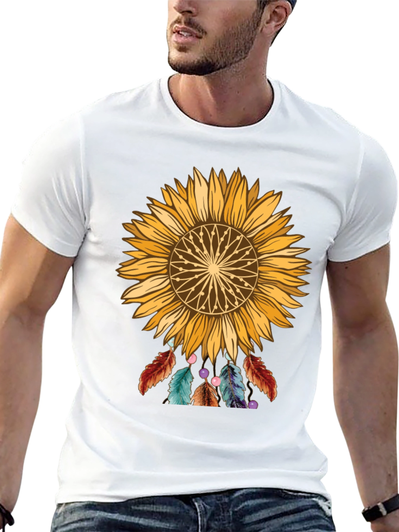 Sunflower Dreamcatcher Graphic Tee