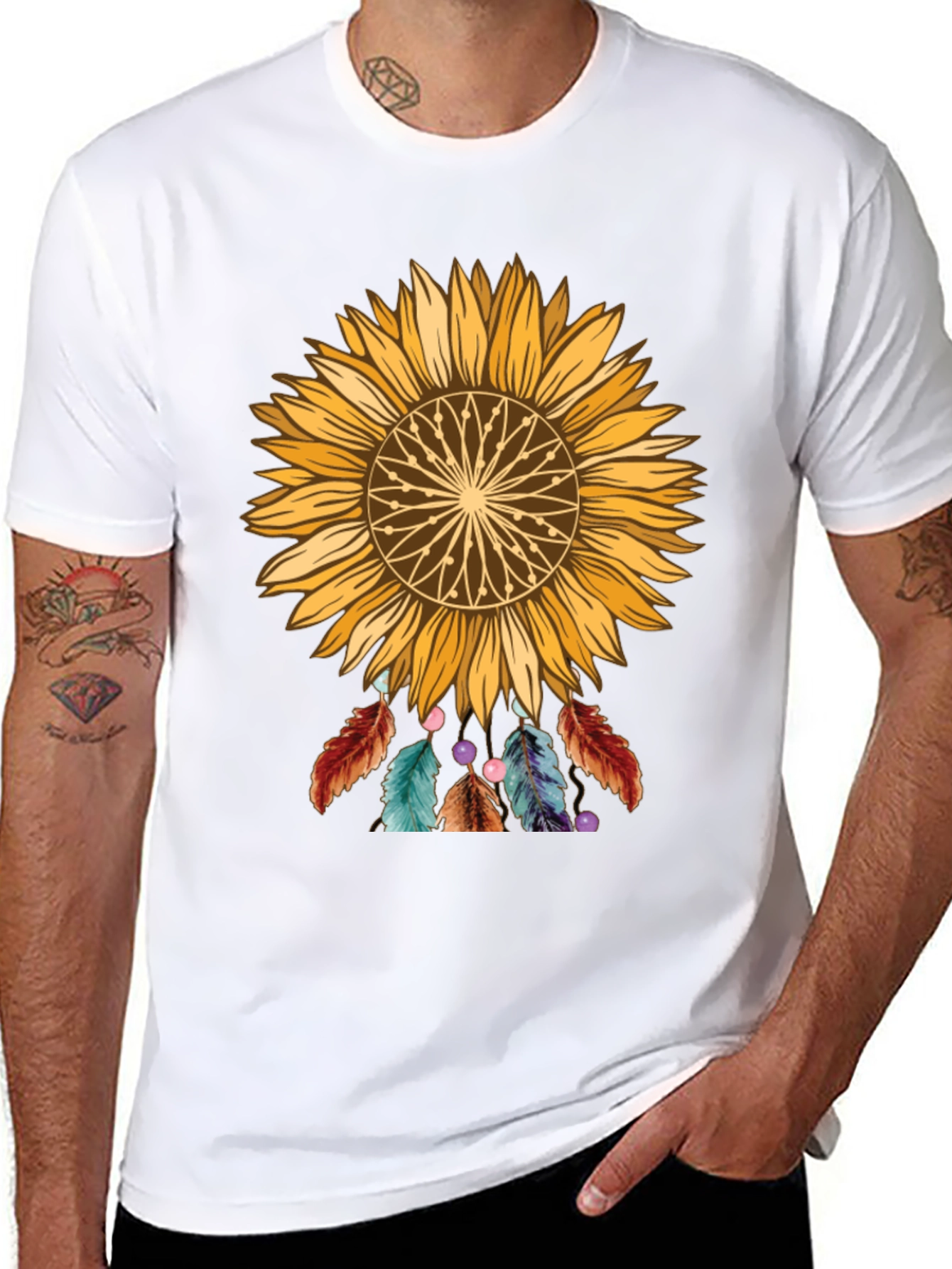 Sunflower Dreamcatcher Graphic Tee