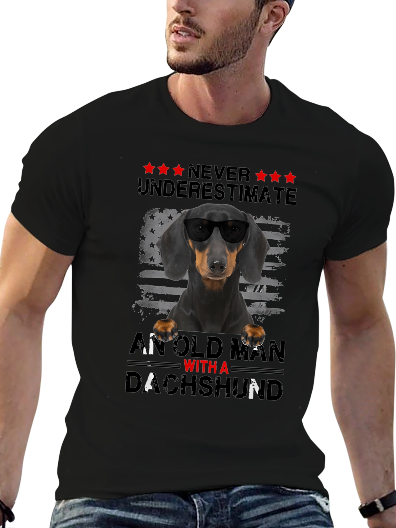 Dachshund Old Man T-Shirt