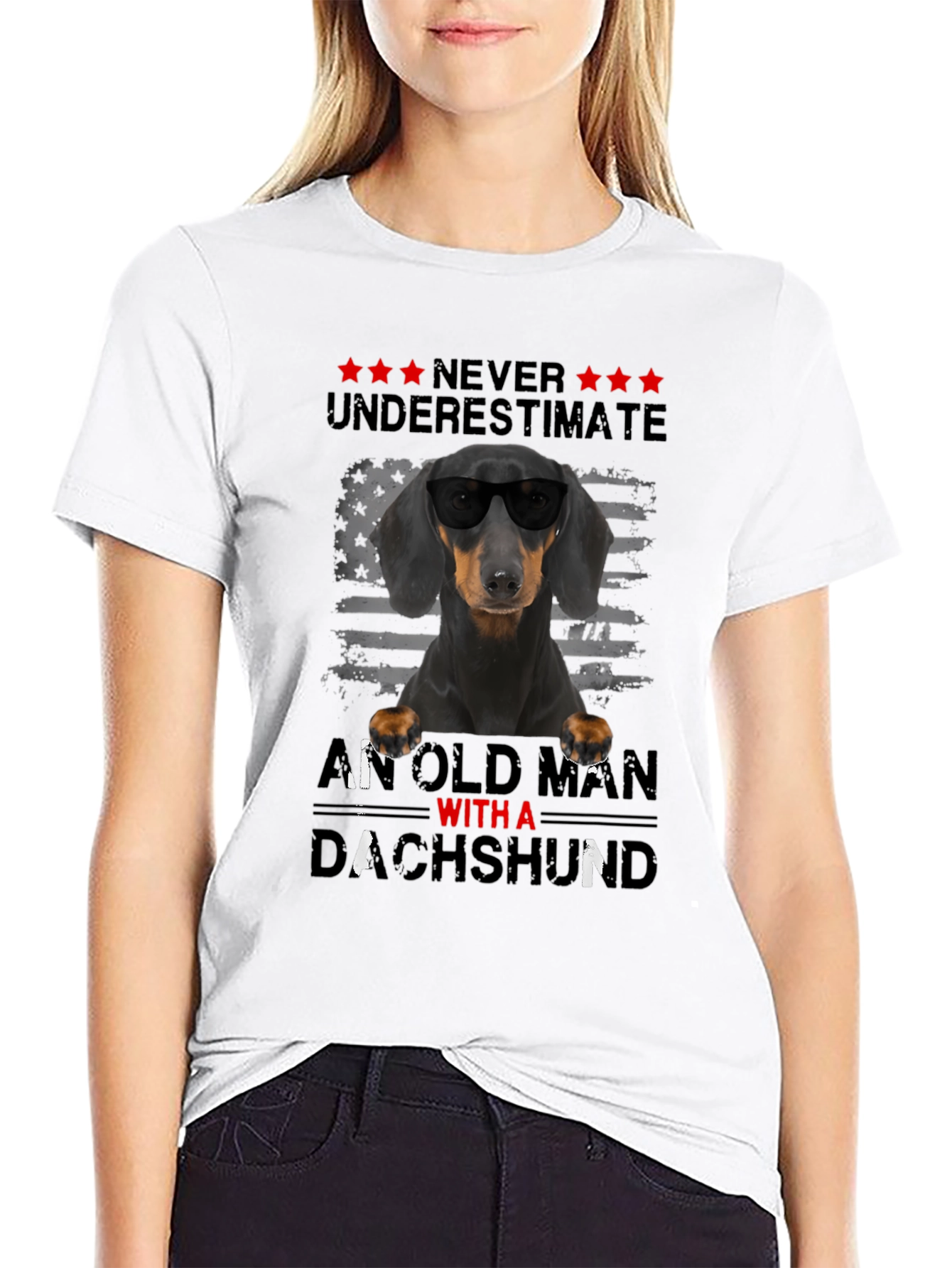Dachshund Old Man T-Shirt