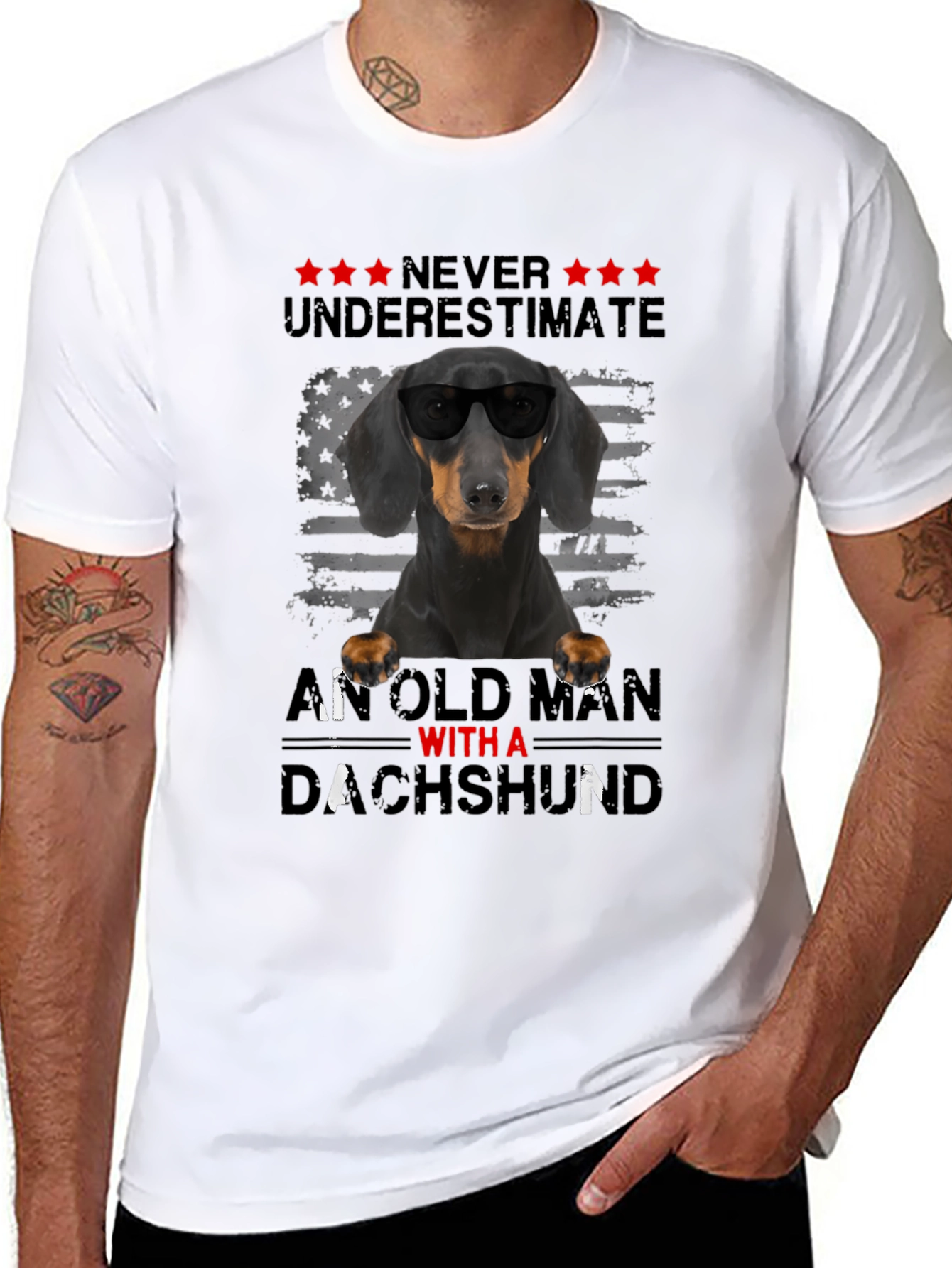 Dachshund Old Man T-Shirt