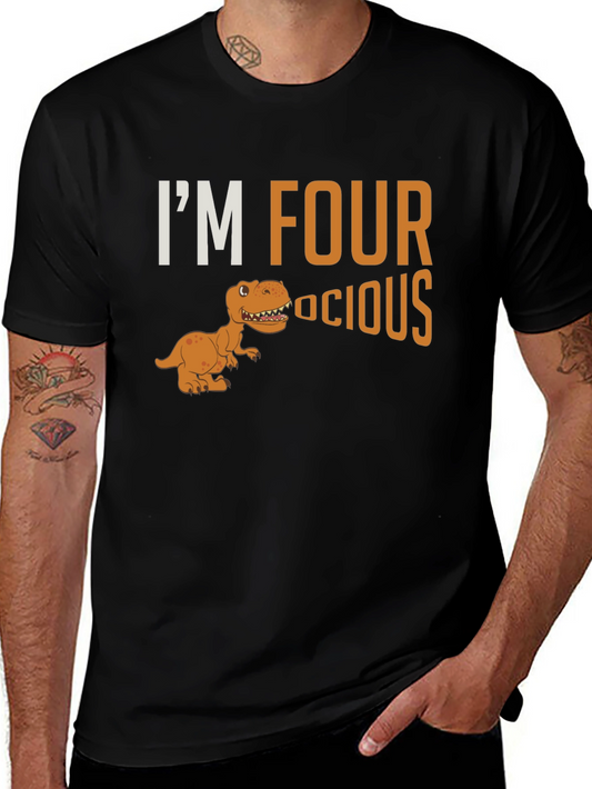 Four-ocious Dino T-Shirt