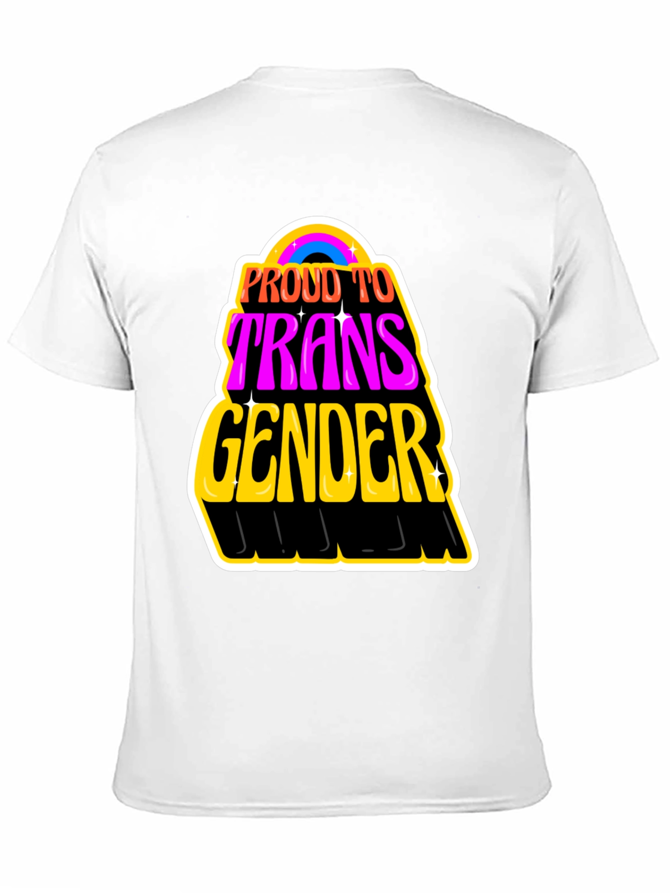 Proud to be Transgender Black T-Shirt